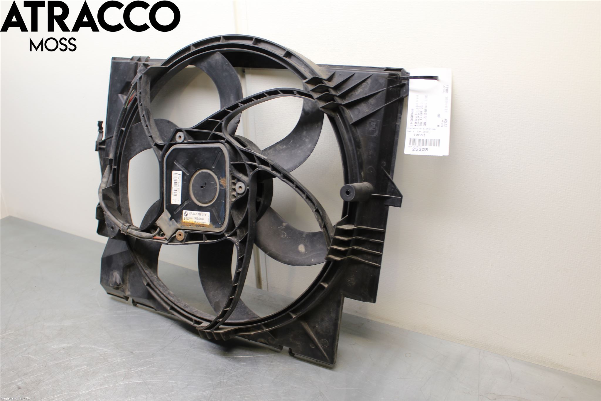 BMW X1 E84 10-15 Kjølevifte Elektrisk