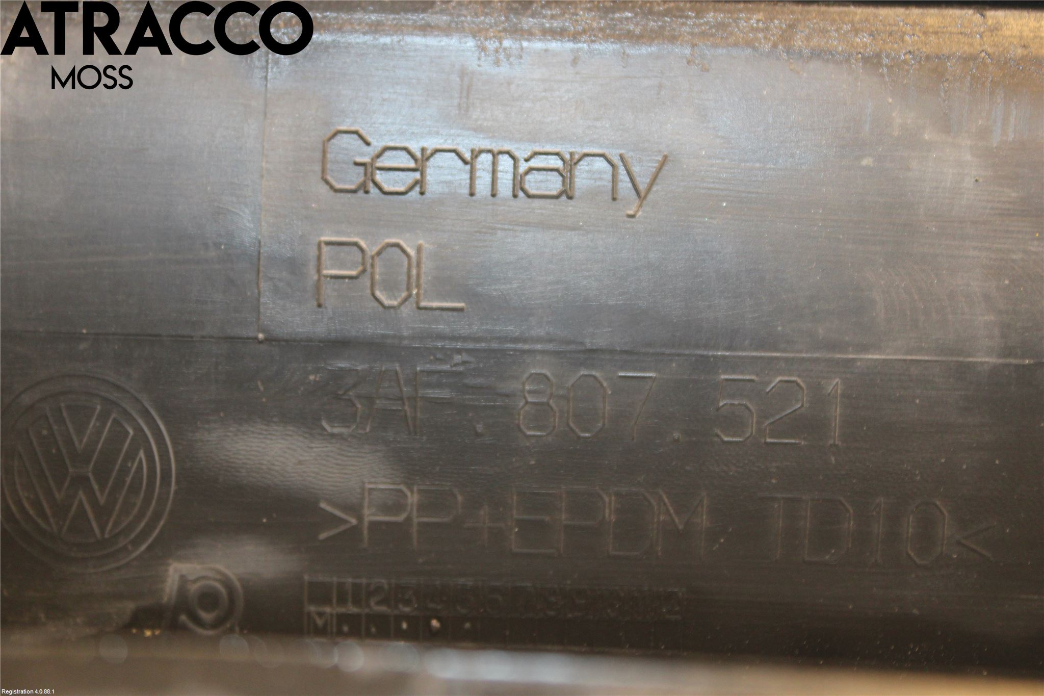 Volkswagen VW PASSAT 11-14 Støtfanger Bak List