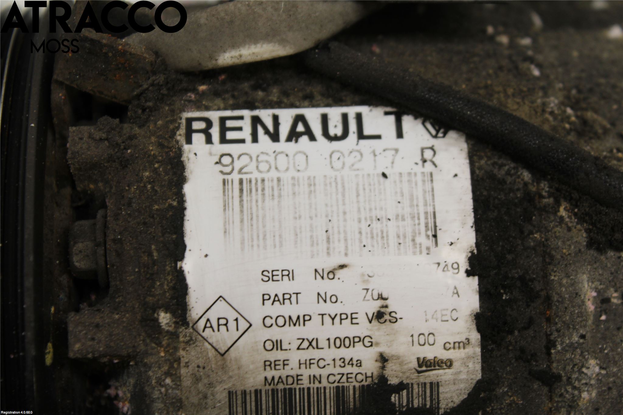 Renault CLIO IV 12-16 Varme Ac Kompressor