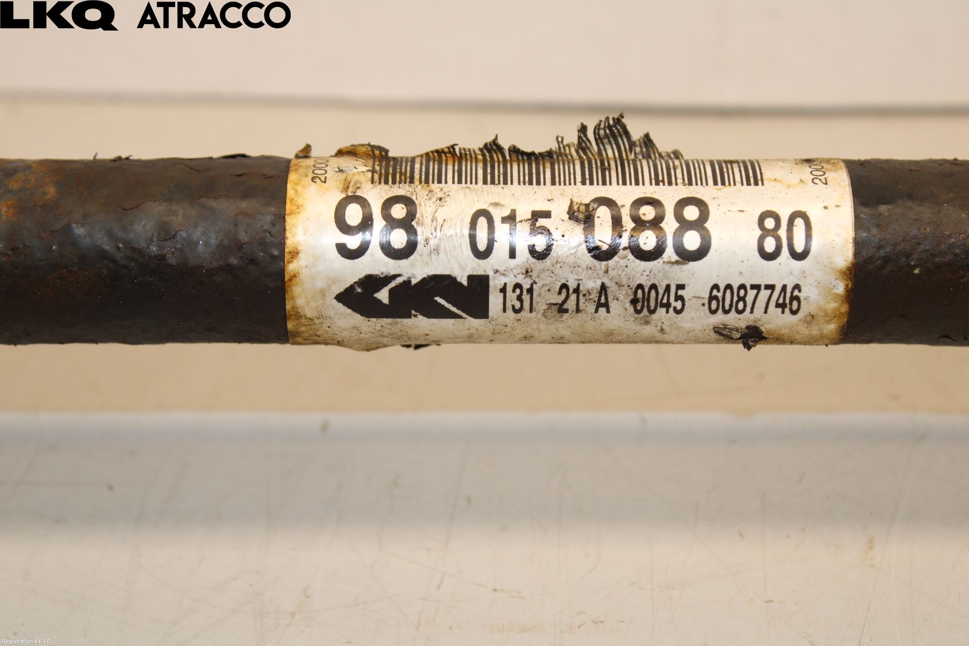 Peugeot EXPERT 07-14 Drivaksel Foran Kompl Høyre