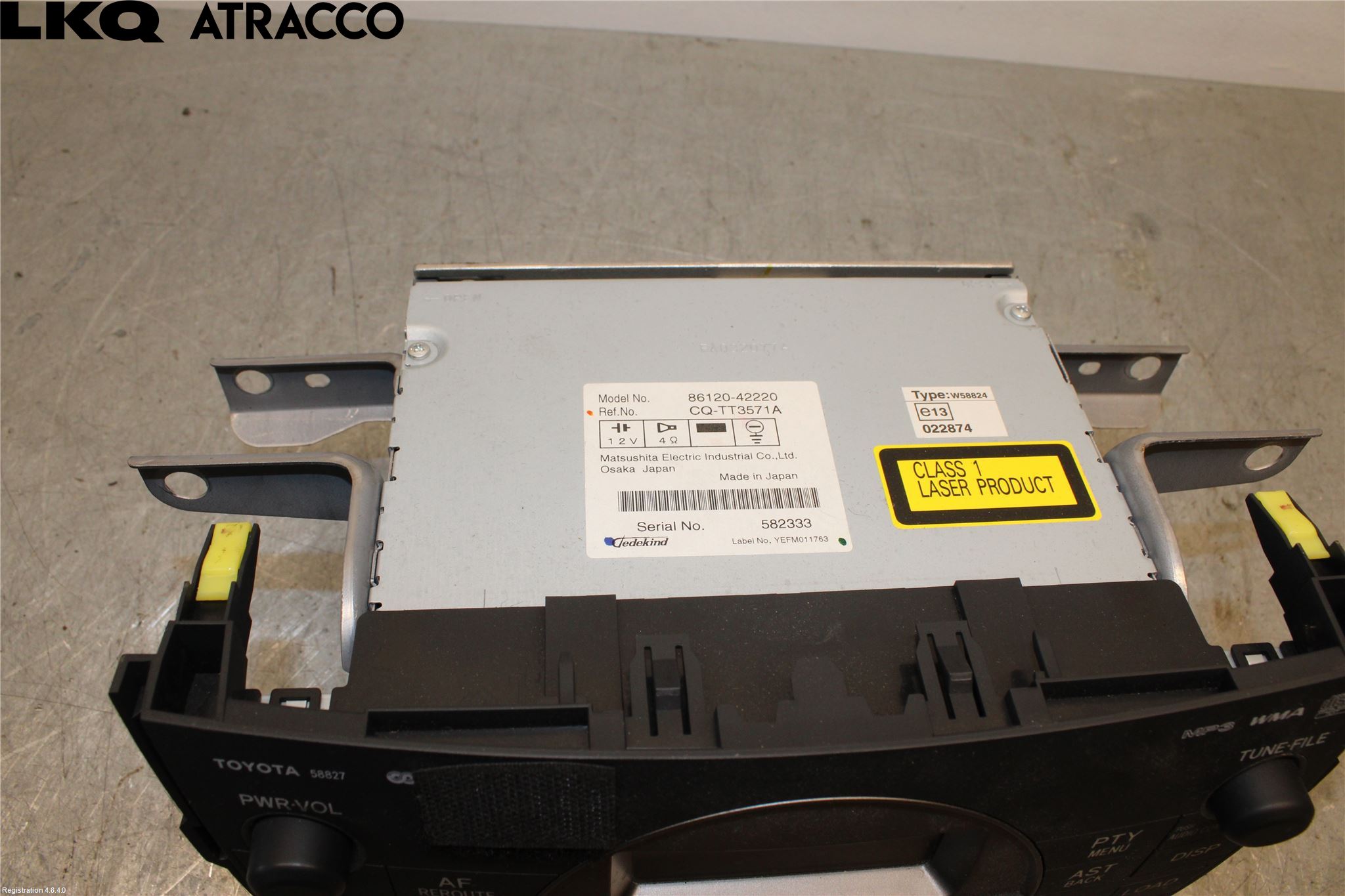 Toyota RAV 4 06-12 Stereo Radio Med Cd