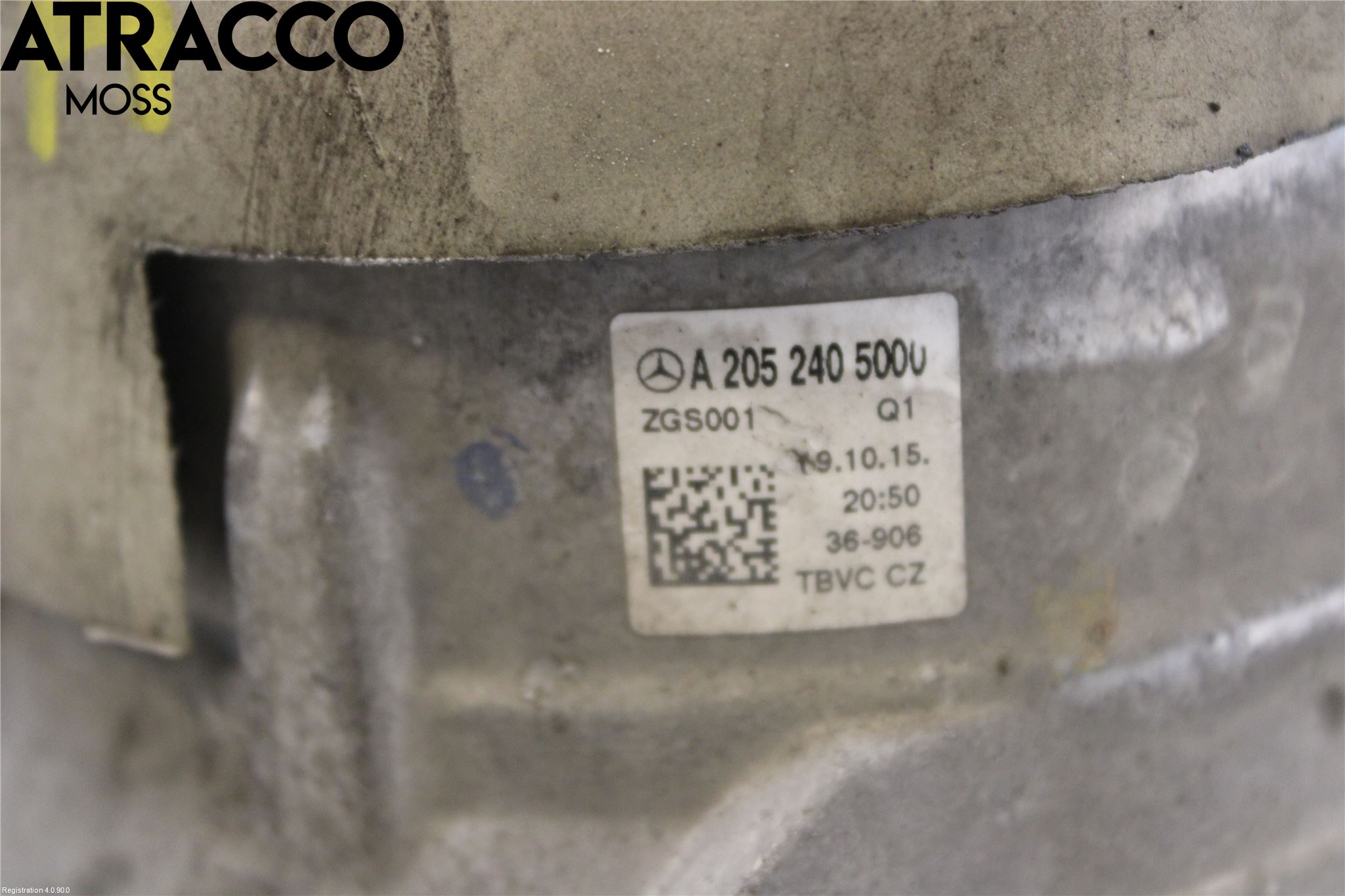 Mercedes-Benz MB C-KLASS (W205) 14-21 Motor Feste Gummi
