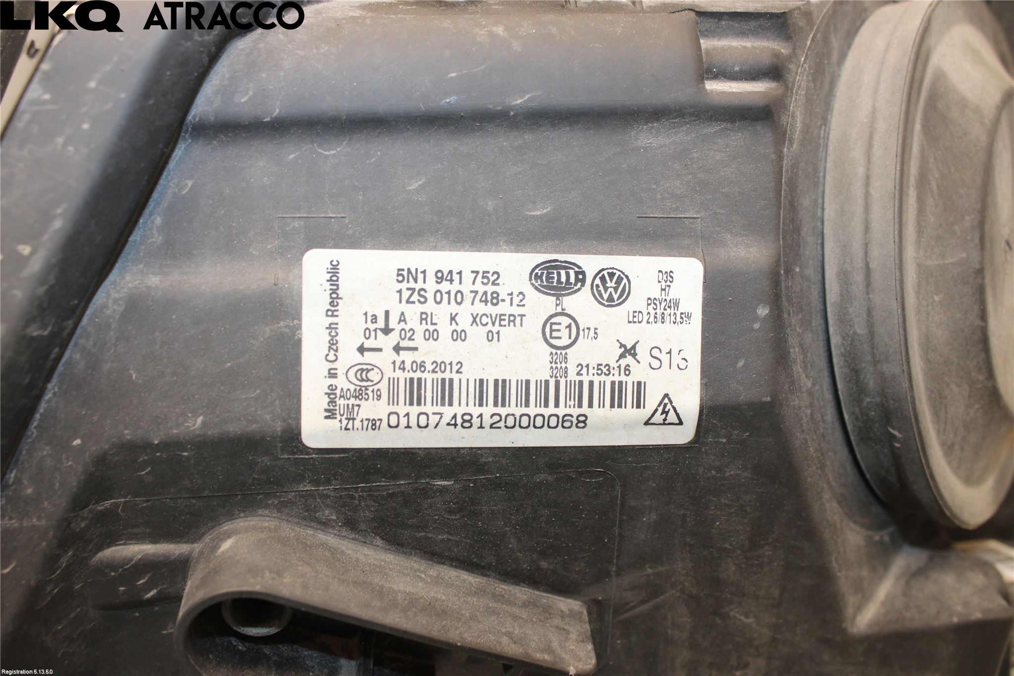 Volkswagen VW TIGUAN 16-24 Frontlykt Høyre