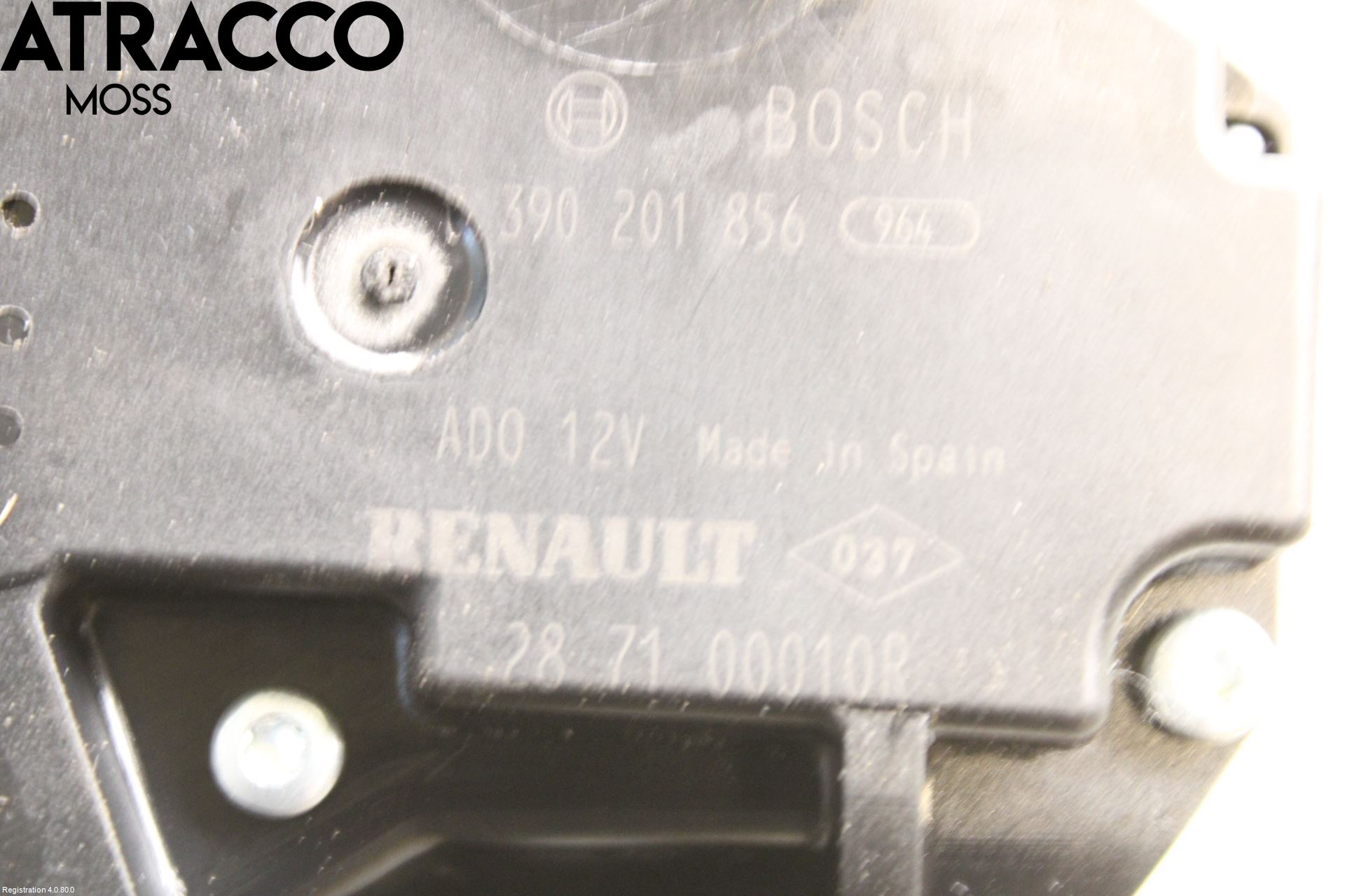 Renault SCÉNIC/GRAND 07-09 Viskermotor Bakluke