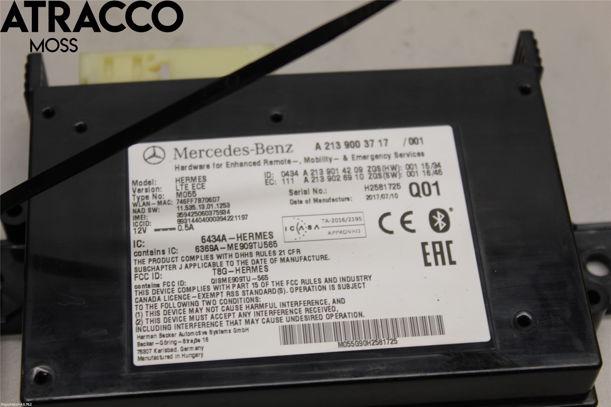 Mercedes-Benz MB S-KLASS (W222) 13-20 Styreenhet Øvrig