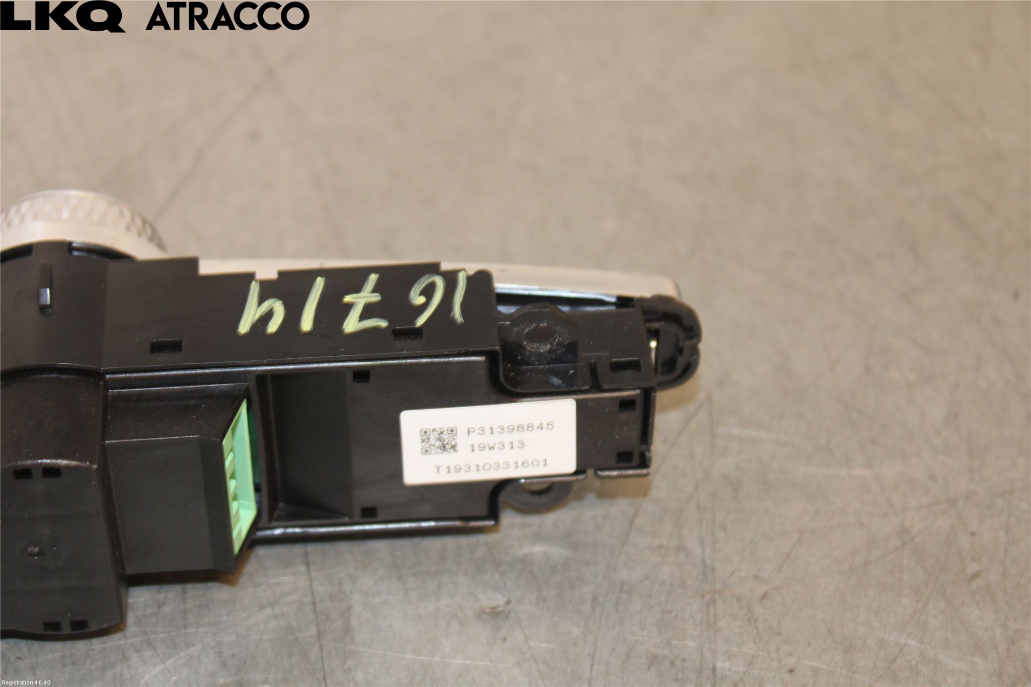 Volvo V60 19- Varme Ac Betjening-Display