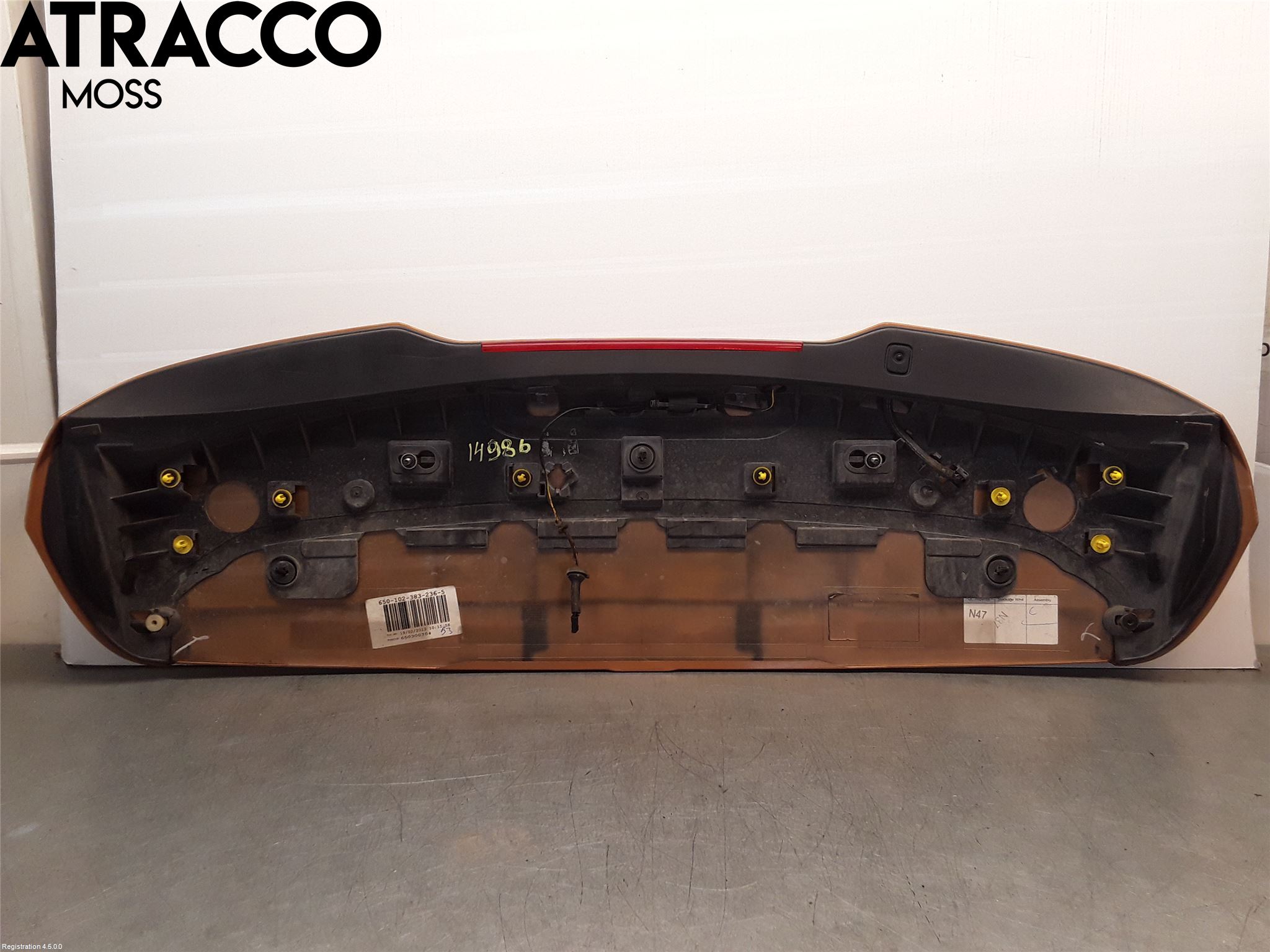 Volvo V40 12-19 Spoiler Bakluke