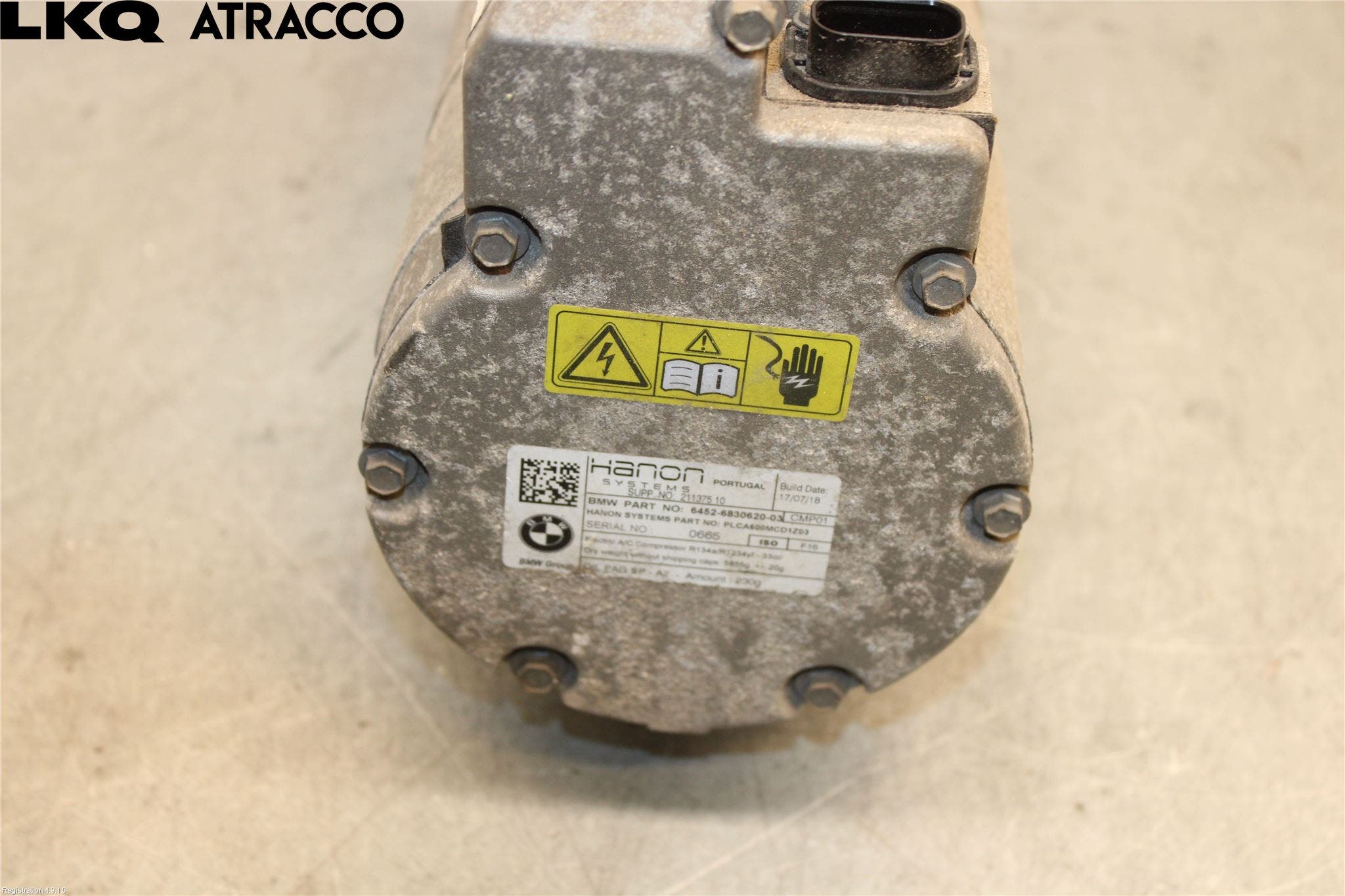 BMW i3 I01 13-22 Varme Ac Kompressor