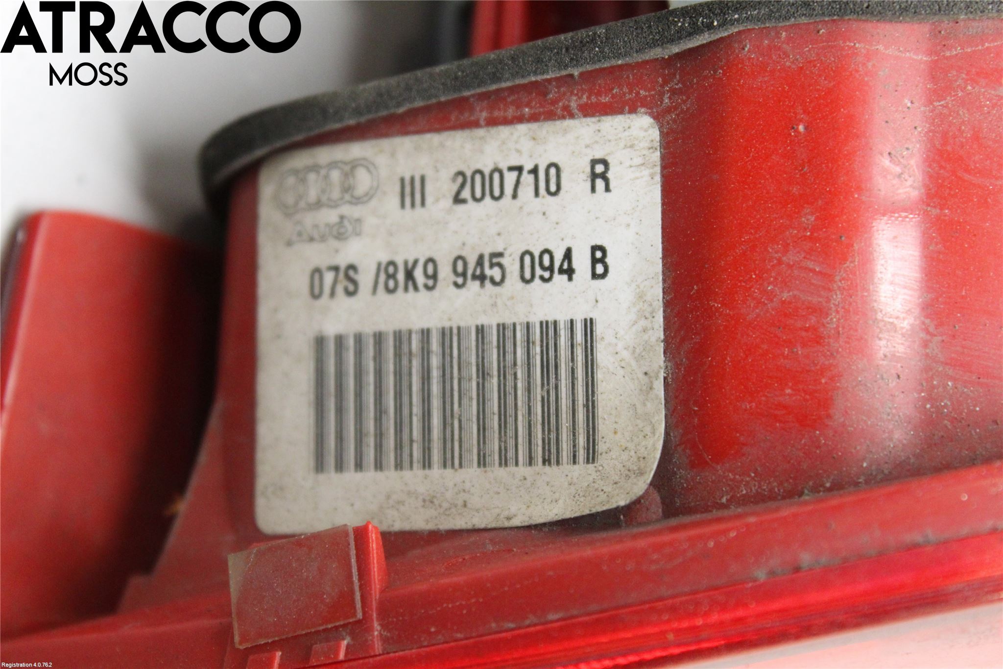 Audi A4/S4 08-11 Baklykt Høyre  På Luke(Indre)