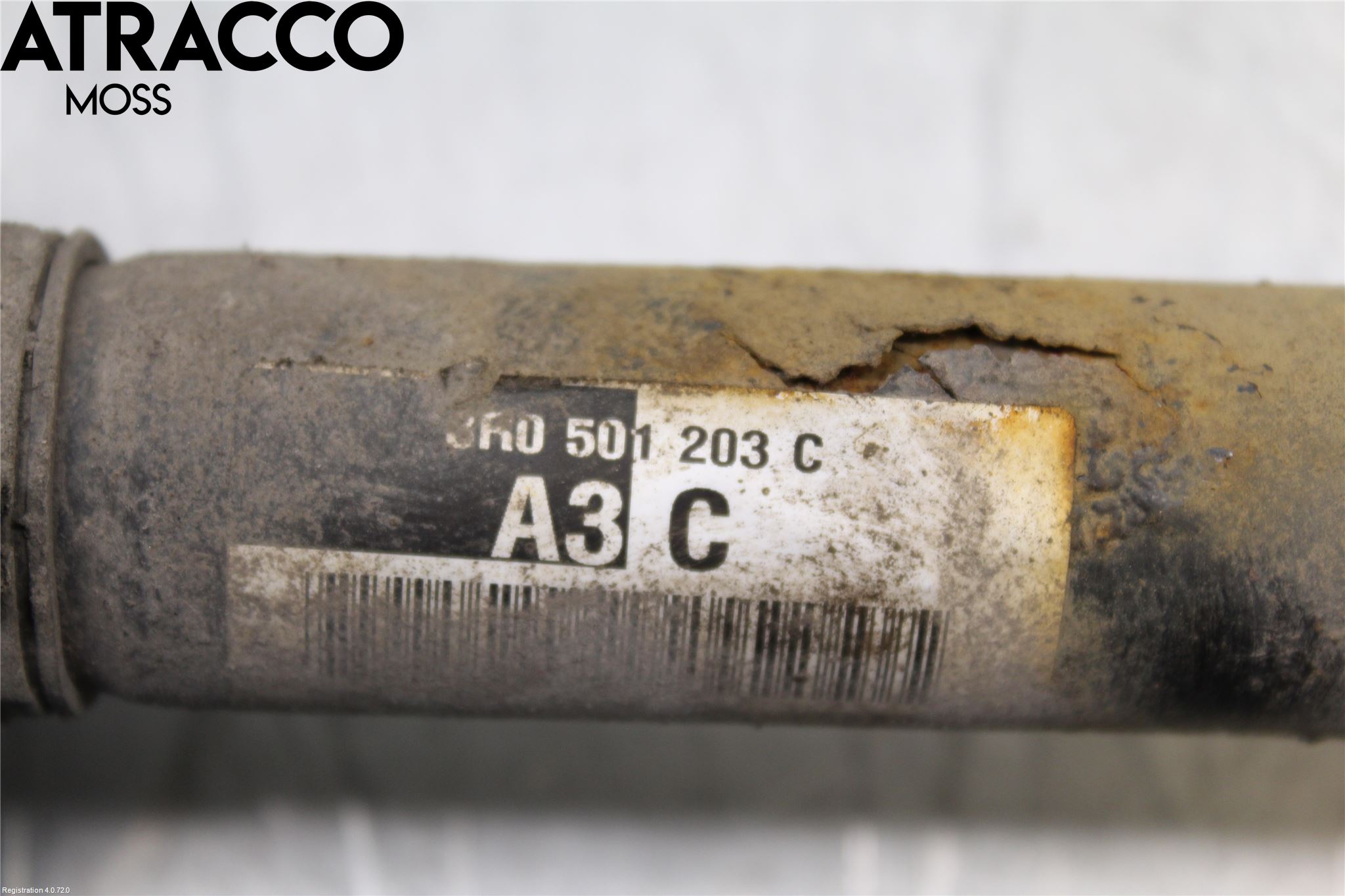 Audi Q5 09-16 Drivaksel Bak Kompl Høyre