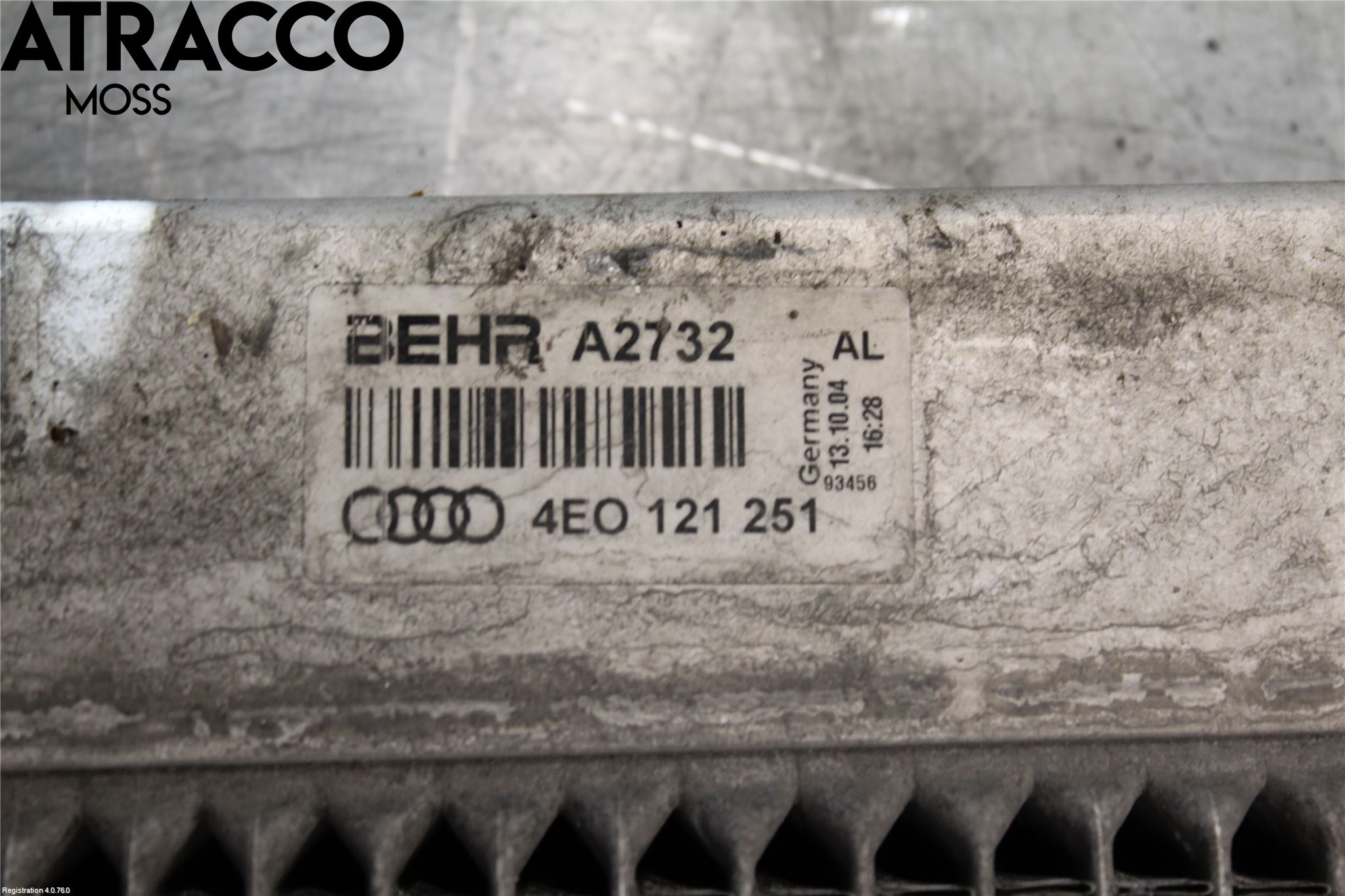 Audi A8/S8 4E  02-09 Radiator Automat