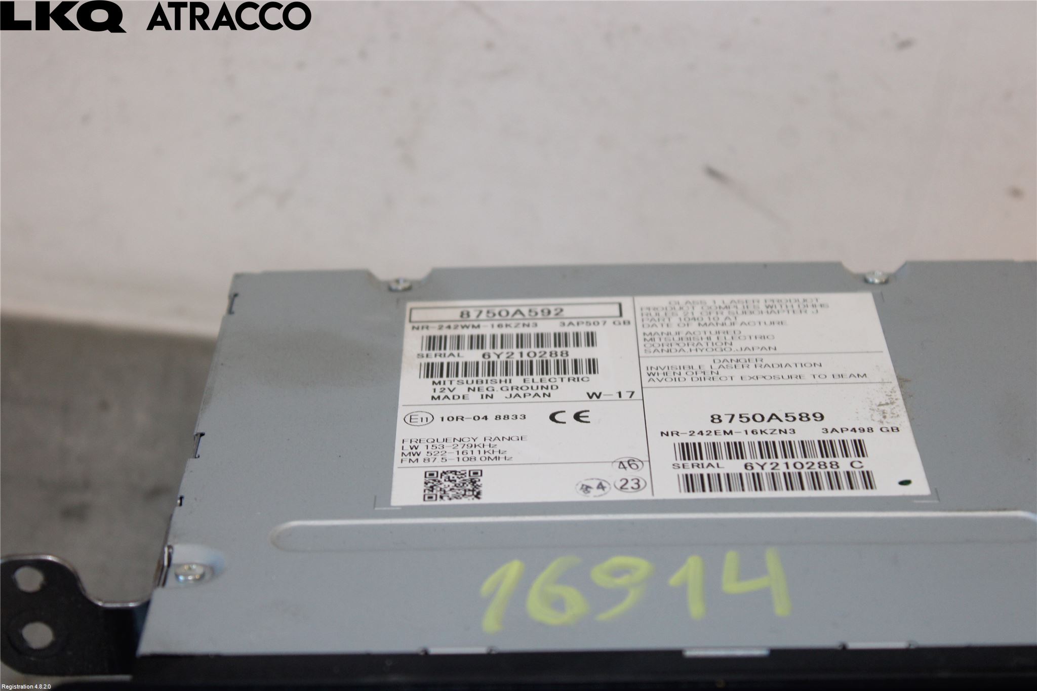 Mitsubishi OUTLANDER 13-21 Stereo Radio