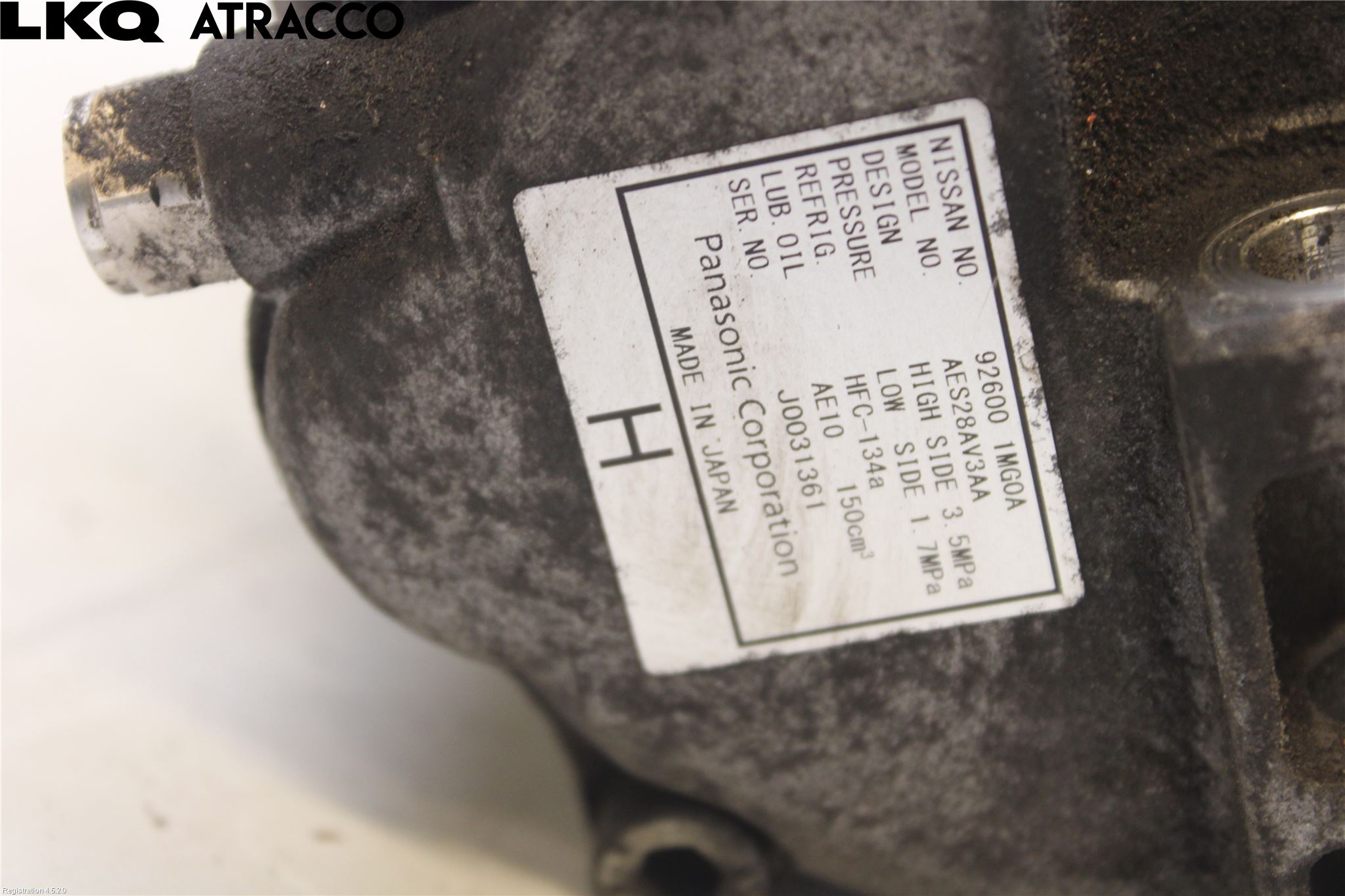 Nissan LEAF 11-17 Varme Ac Kompressor