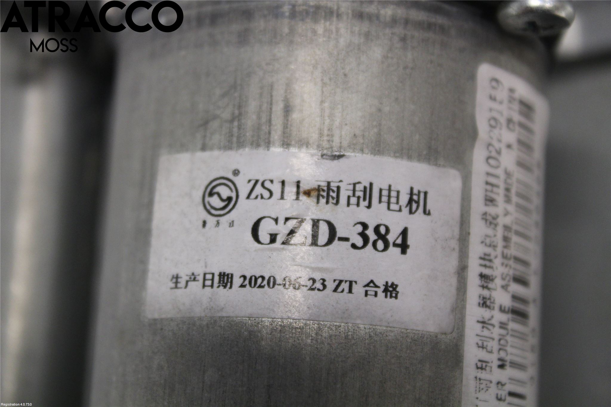 MG ZS EV 20- Viskermotor Frontrute