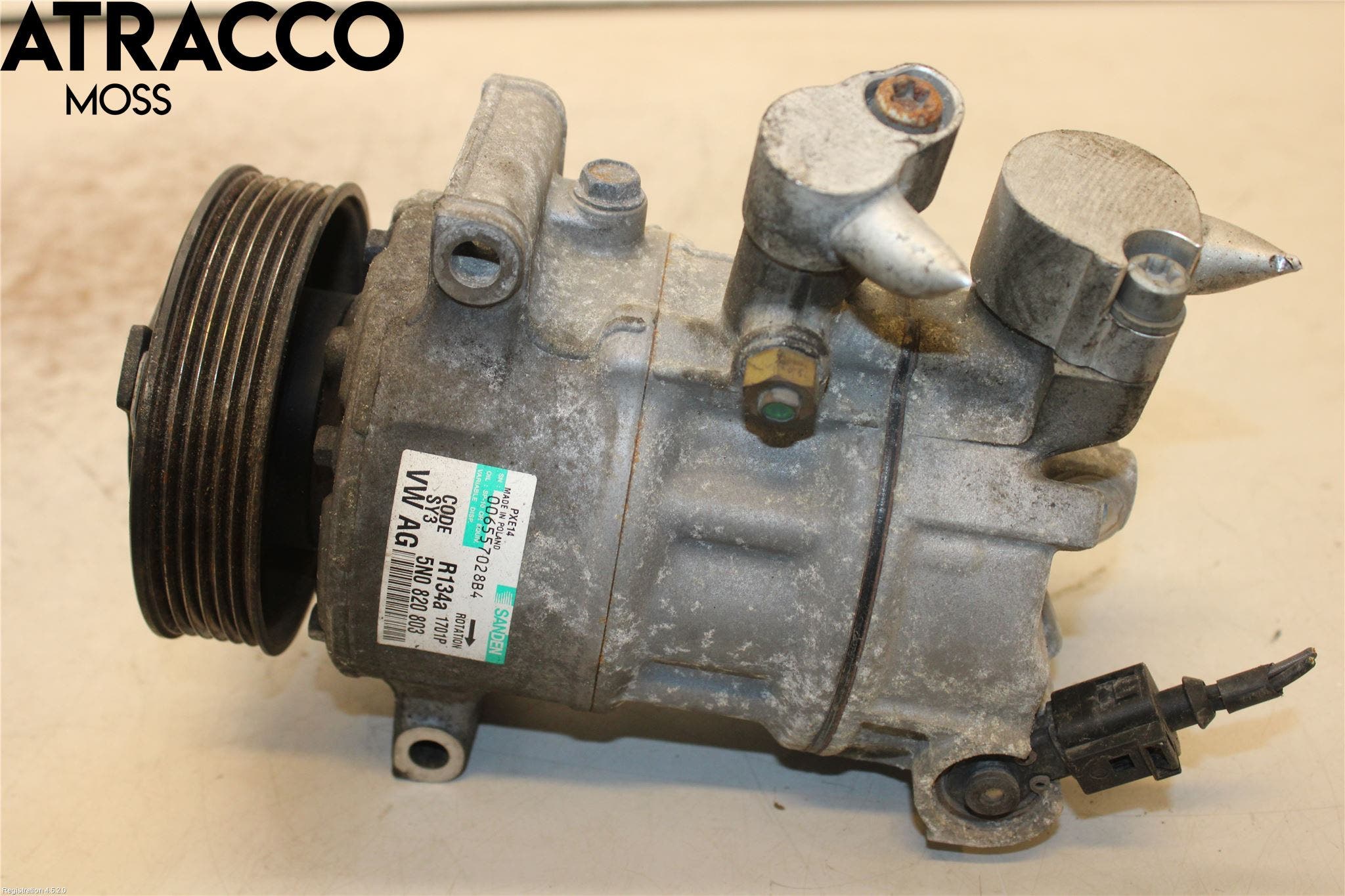 Audi A3/S3 05-13 Varme Ac Kompressor