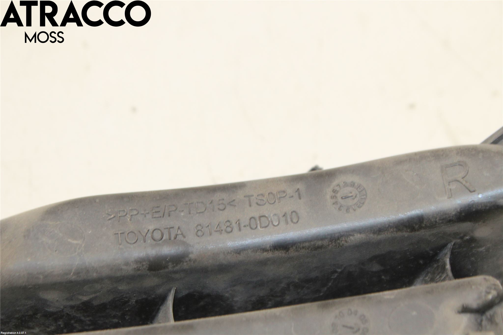 Toyota YARIS XP90 06-11 Grilldel Høyre