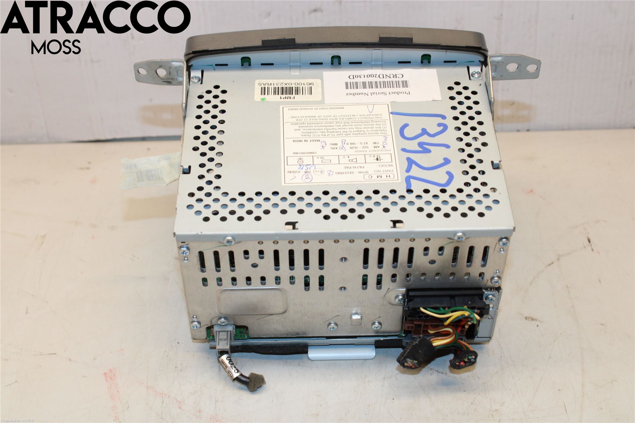 Hyundai i10 PA 08-13 Stereo Radio Med Cd