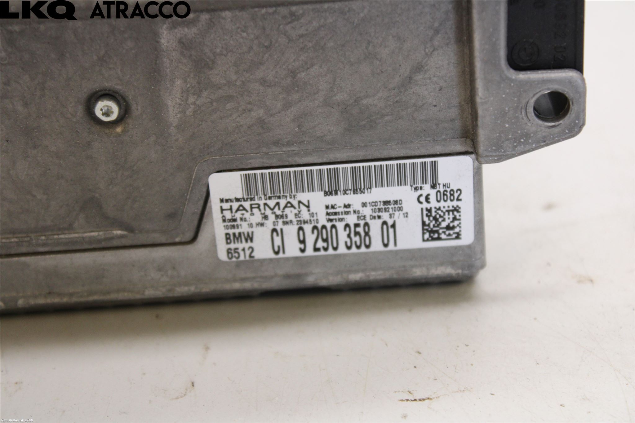 BMW 7 F01/02/03/04 09-15 Stereo Radio Med Cd