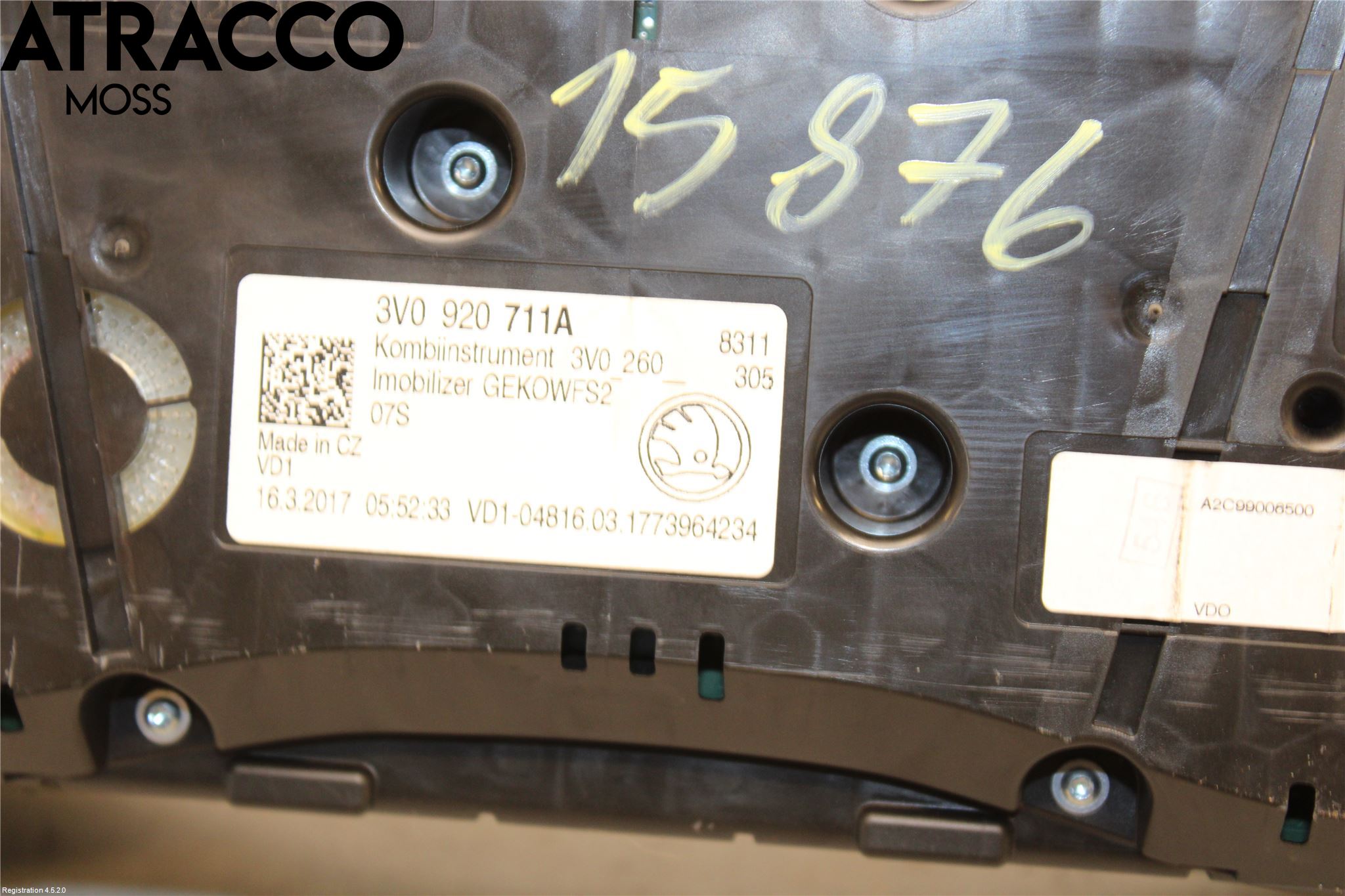 Skoda SUPERB 09-15 Instr Kombinert