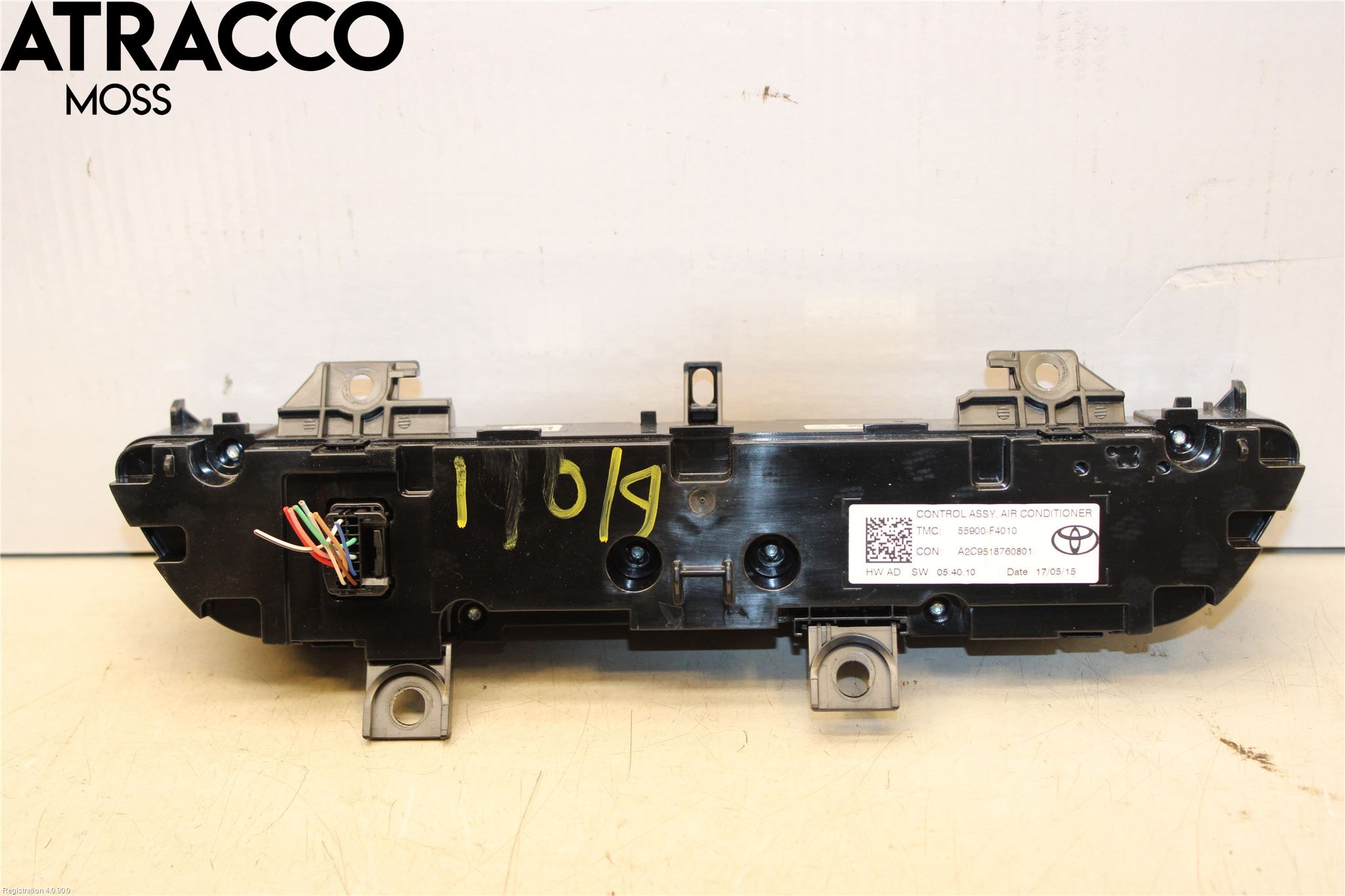 Toyota C-HR 16-23 Varme Ac Betjening-Display