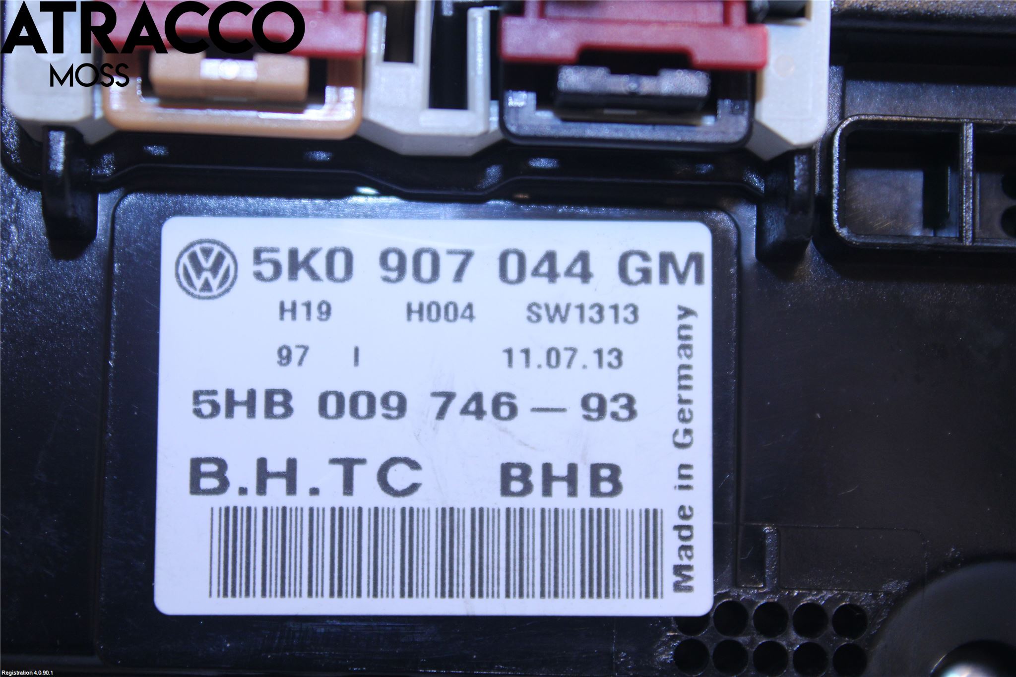Volkswagen VW TIGUAN 07-16 Varme Ac Betjening-Display