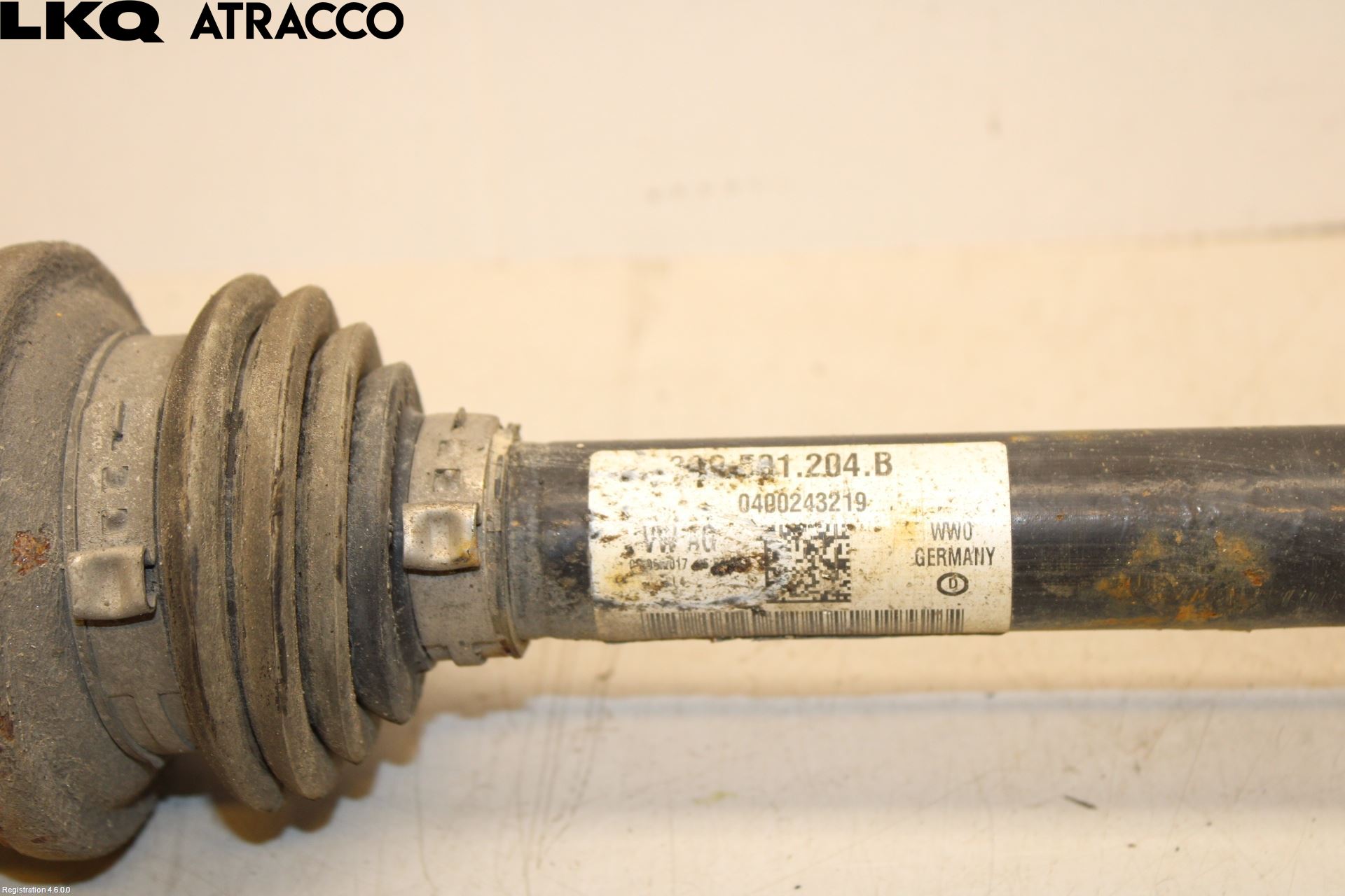 Skoda SUPERB 16-24 Drivaksel Bak Kompl Høyre