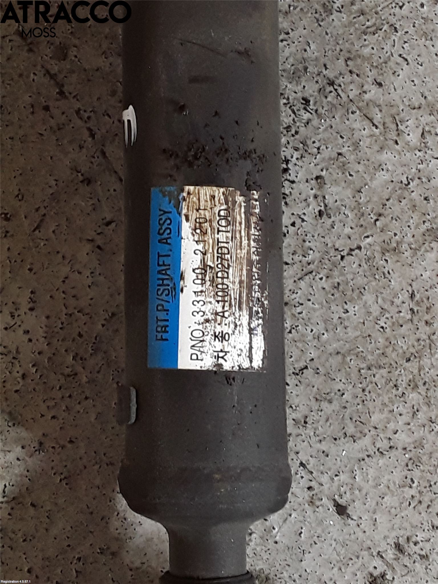 SsangYong SSANG YONG RODIUS Mellomaksel Fremre