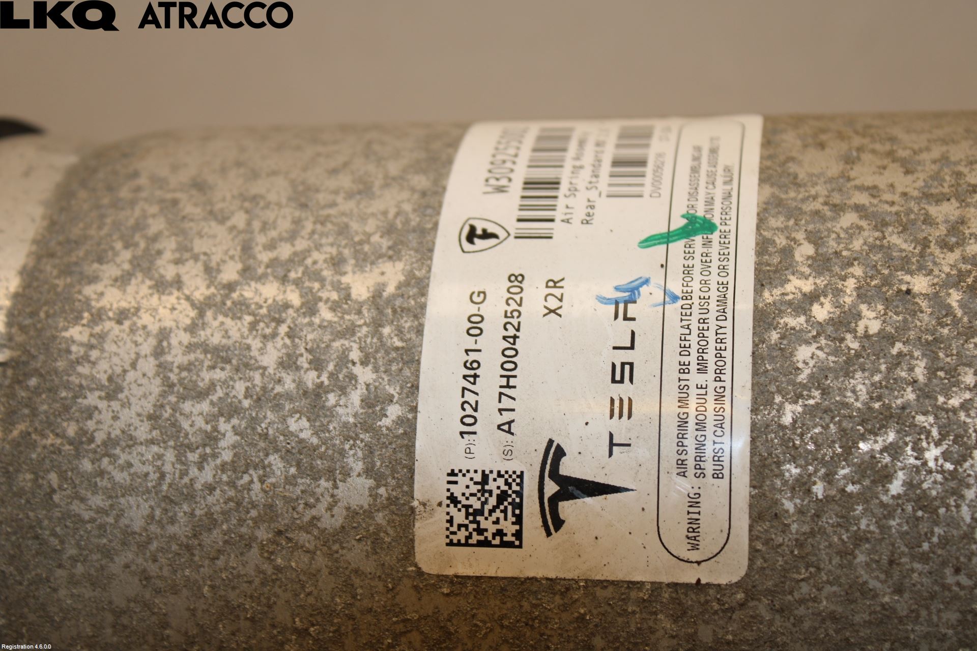 Tesla MODEL X 16- Fjærbein Bak Høyre