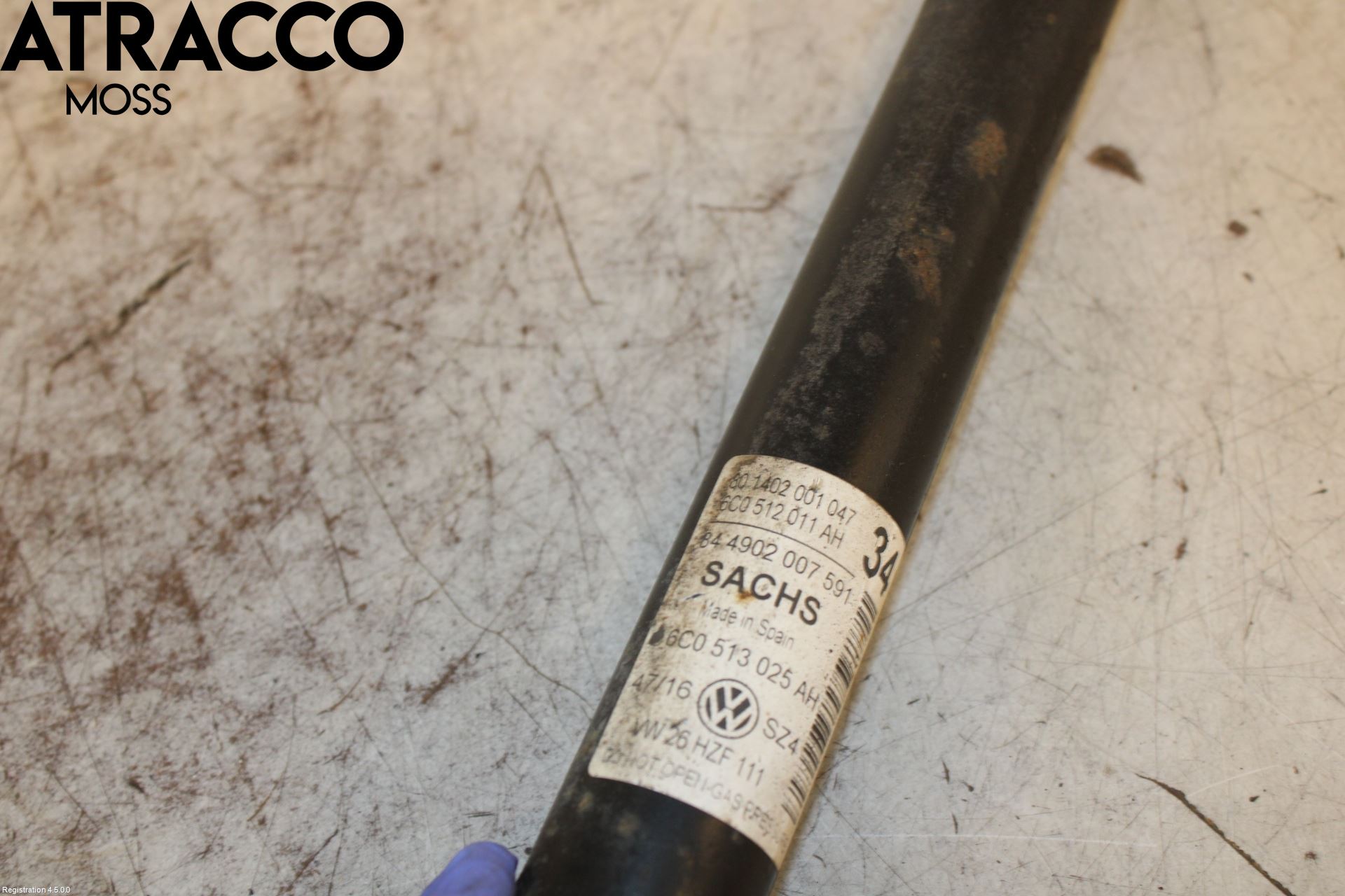 Volkswagen VW POLO 10-17 Støtdemper Bak