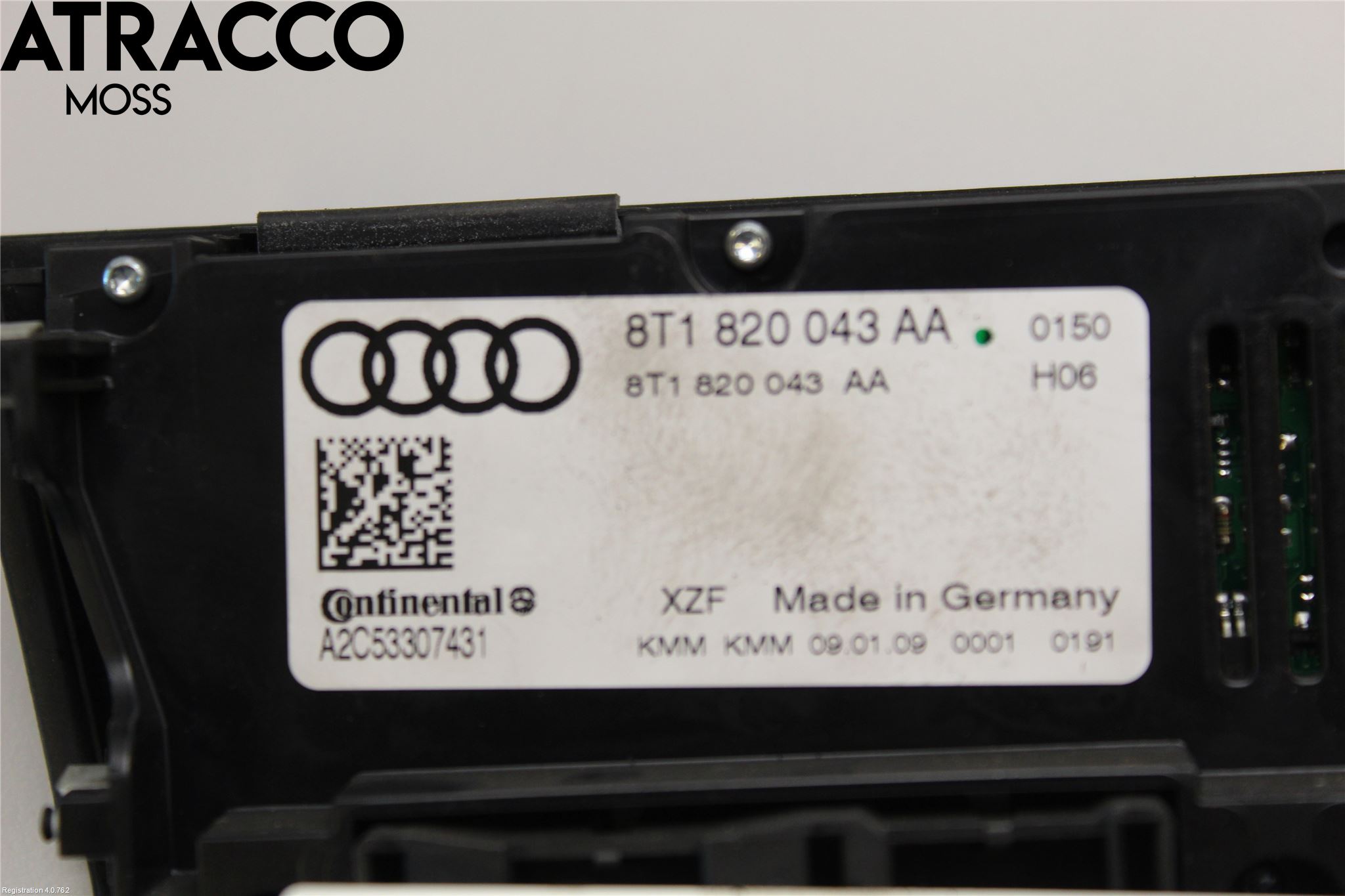 Audi A4/S4 08-11 Varme Ac Betjening-Display