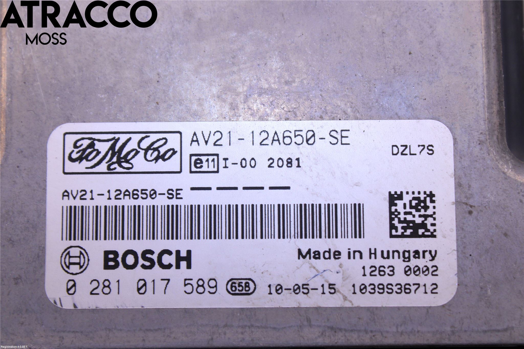 Ford FIESTA 09-12 Styreenhet Innsprøytning