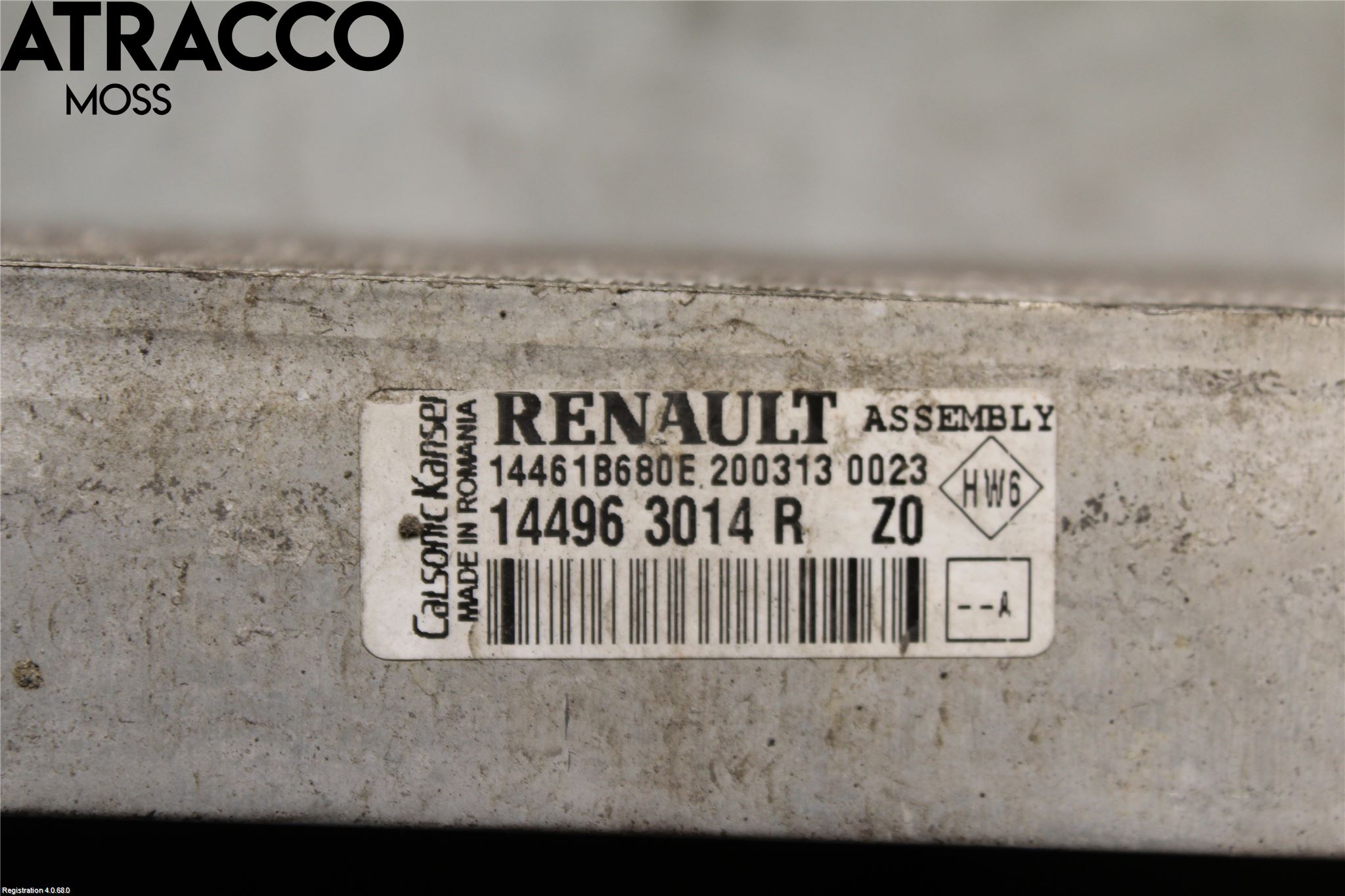 Renault CLIO IV 12-16 Intercooler Radiator