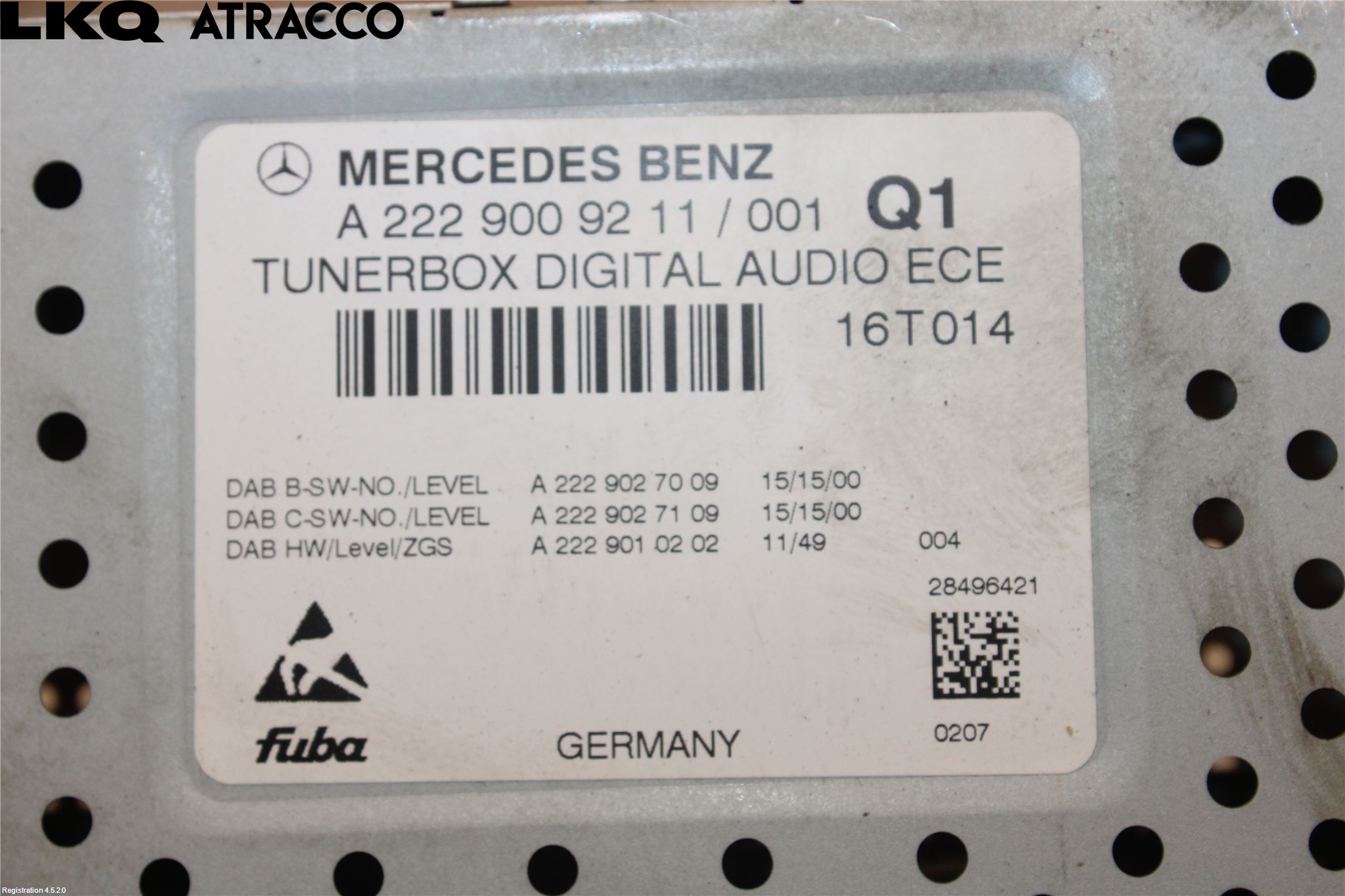 Mercedes-Benz MB C-KLASS (W204) 07-15 Stereo Radio