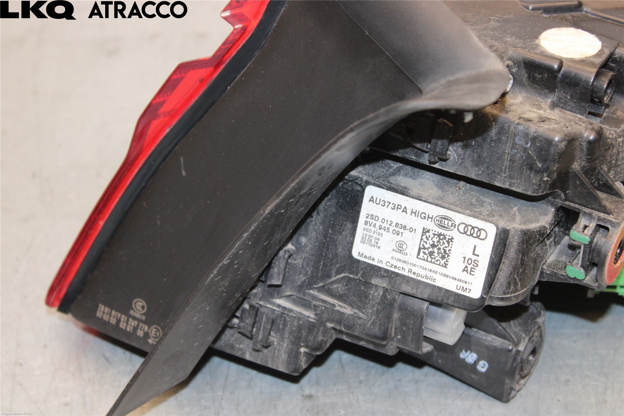 Audi A3/S3 8V 13-20 Baklykt Venstre