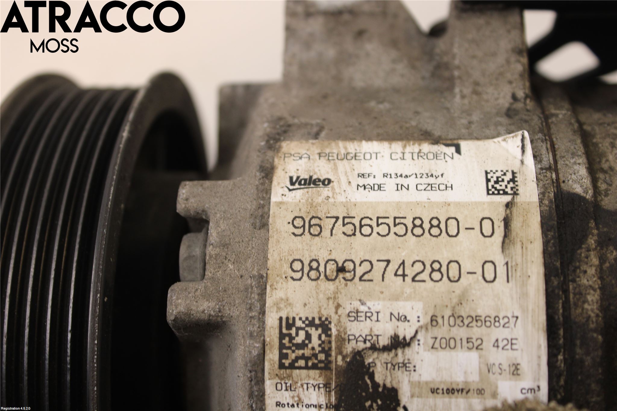 Peugeot 308 14-21 Varme Ac Kompressor