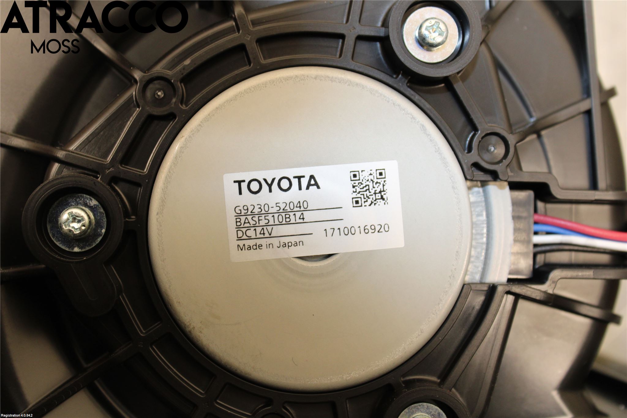 Toyota YARIS XP130 15-20 Varmeapparat Viftemotor