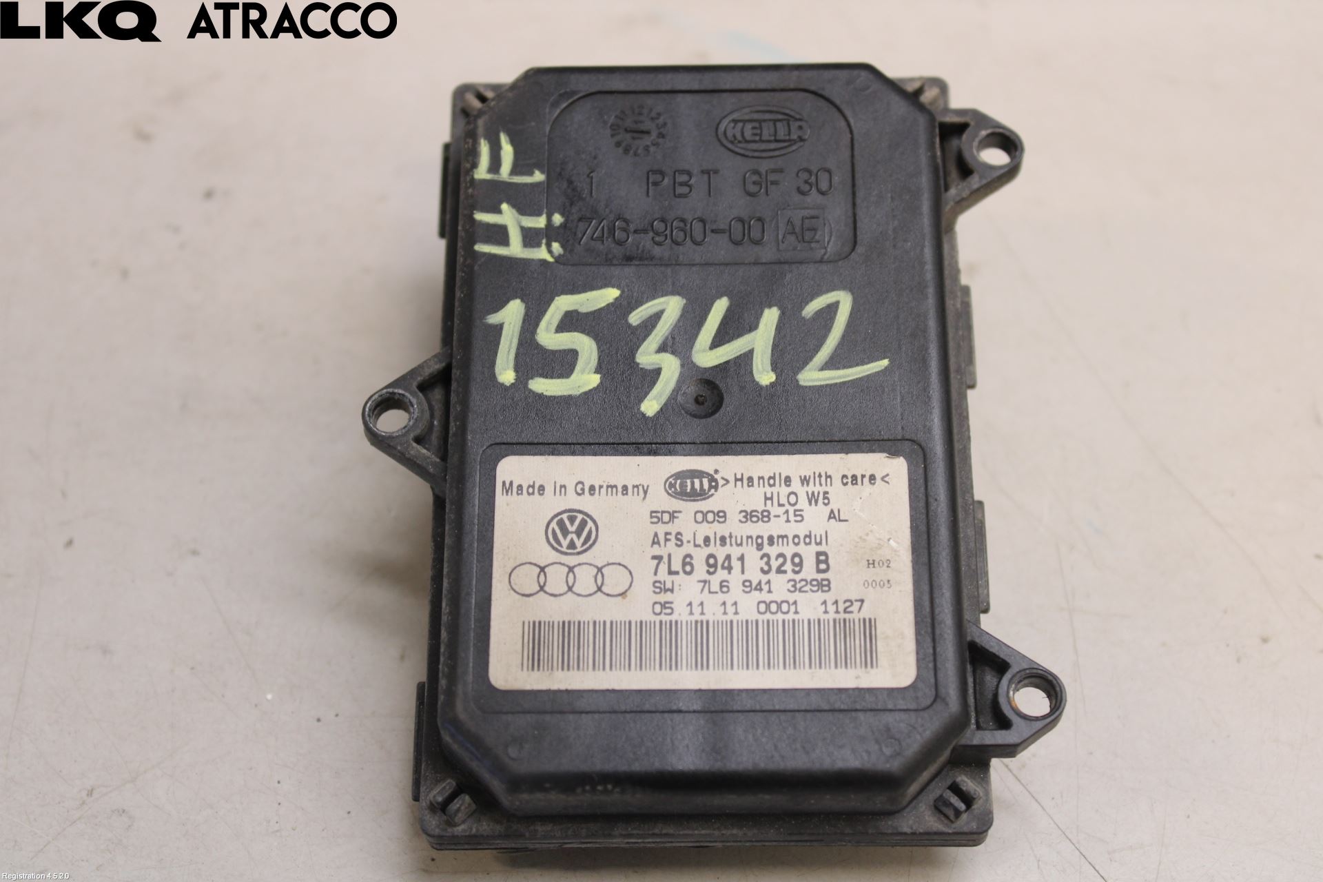 Volkswagen VW GOLF VI 09-13 Styreenhet Xenon