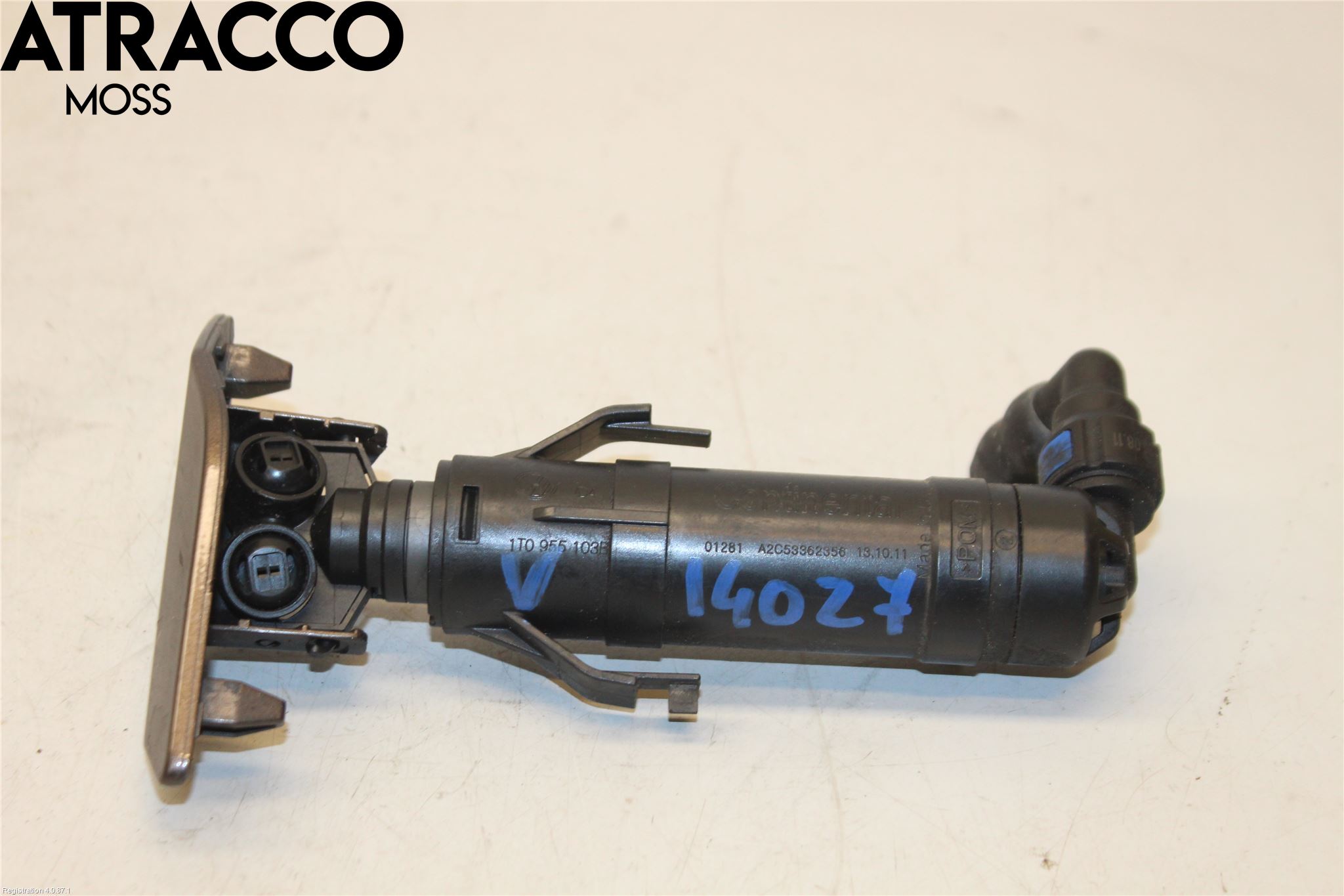 Volkswagen VW TOURAN 10-15 Spylerdyse Frontlykter