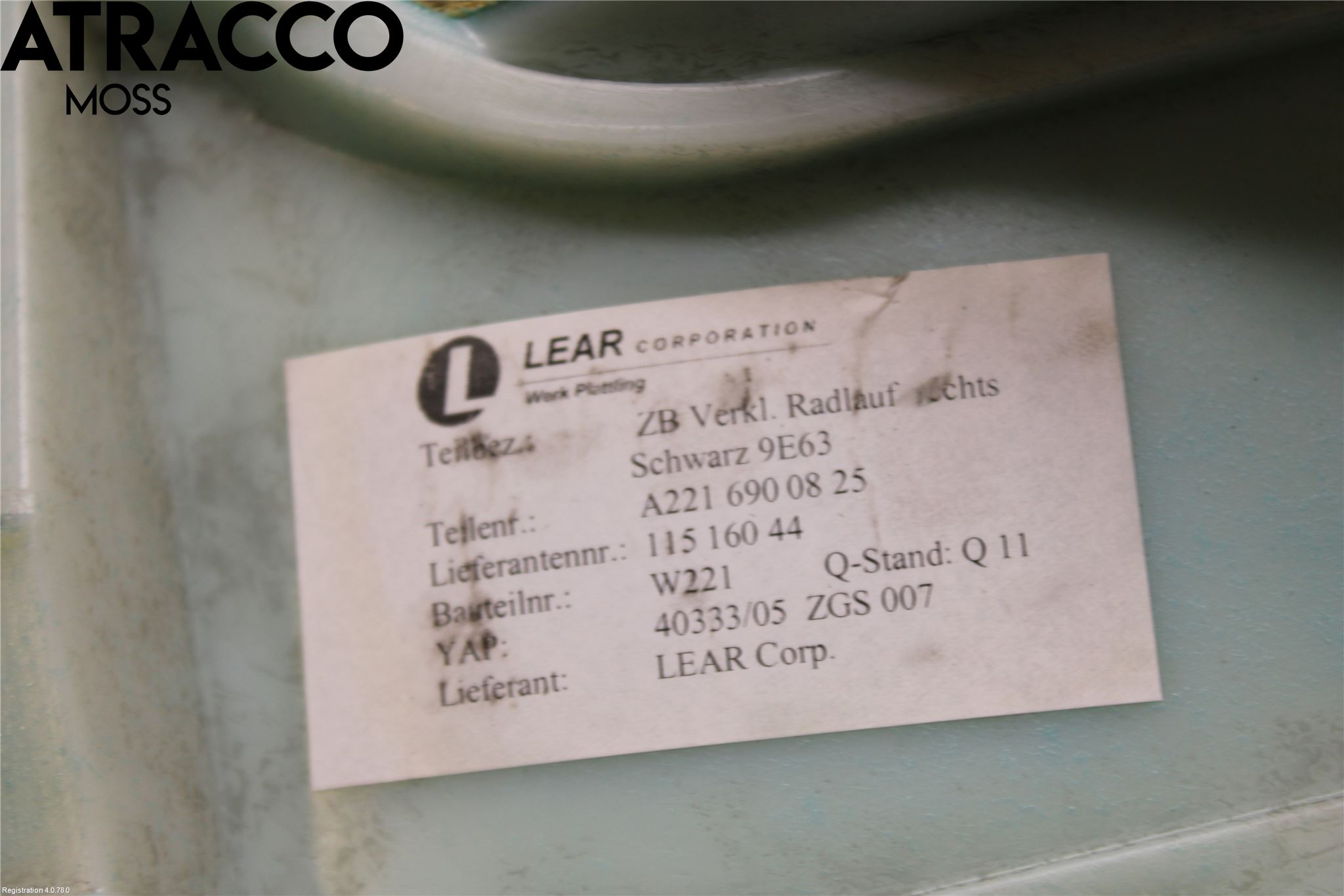 Mercedes-Benz MB S-KLASS (W221) 05-13 Innr Øvrig