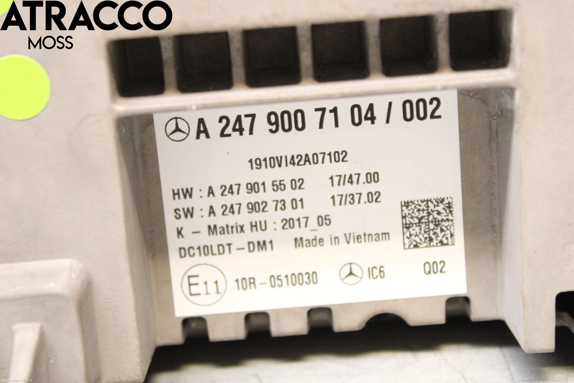 Mercedes-Benz MB EQC (N293) 20- Instr Kombinert