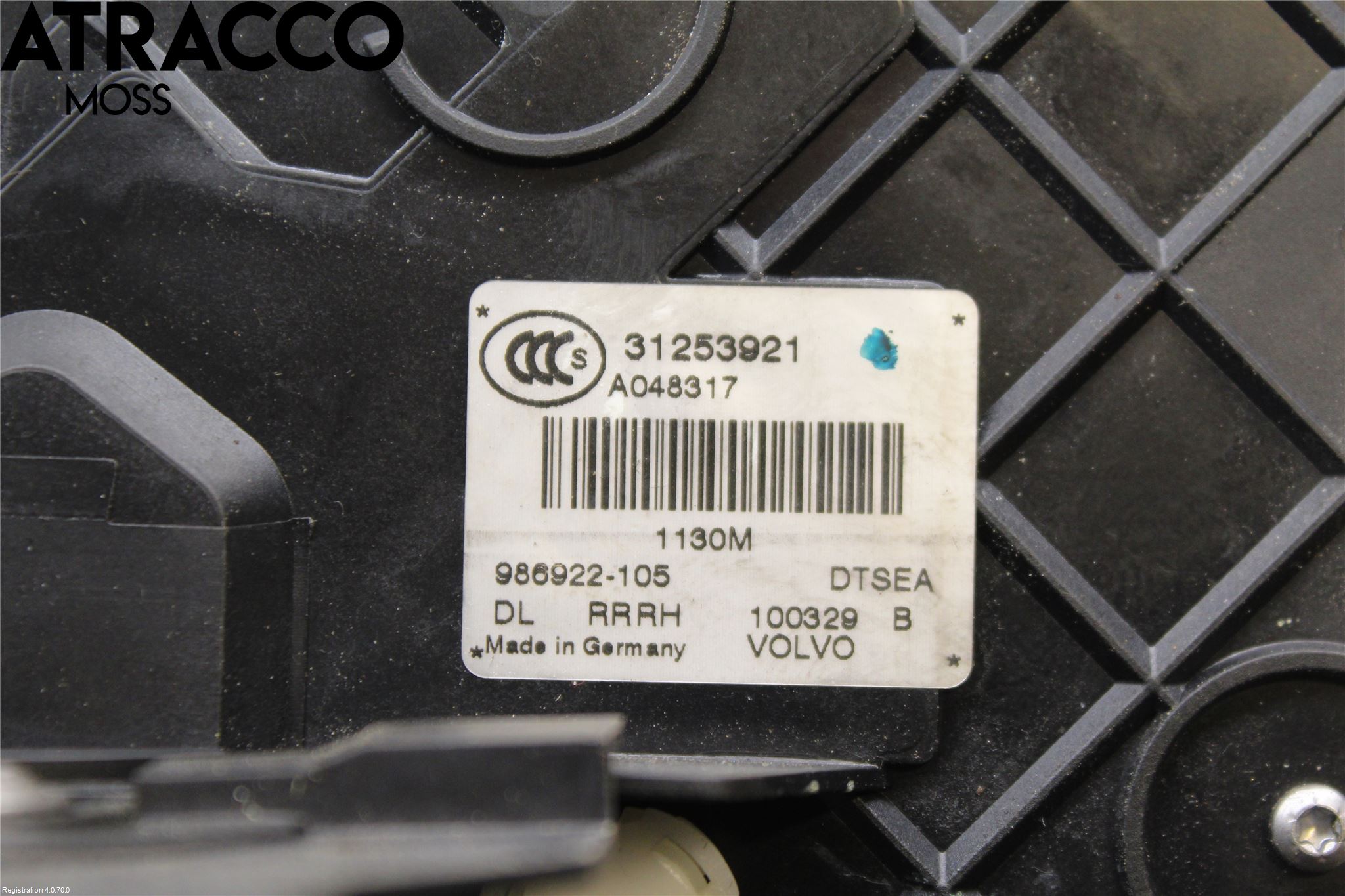 Volvo V70 08-13 Dørlås - Låsekasse