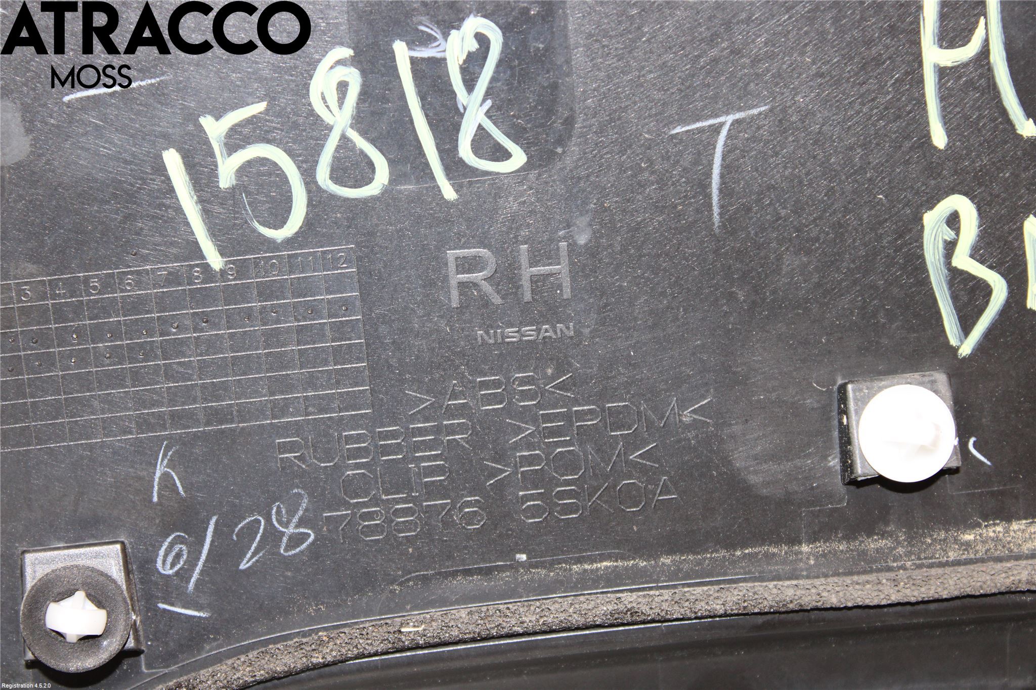 Nissan LEAF 18- Siderute Bak Dekorlist