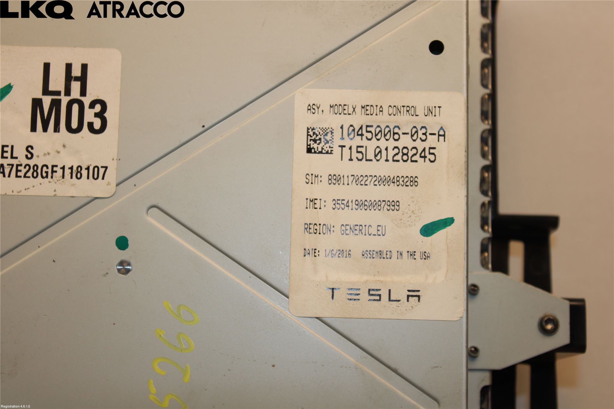 Tesla MODEL S 13- Multifunktionsdisplay