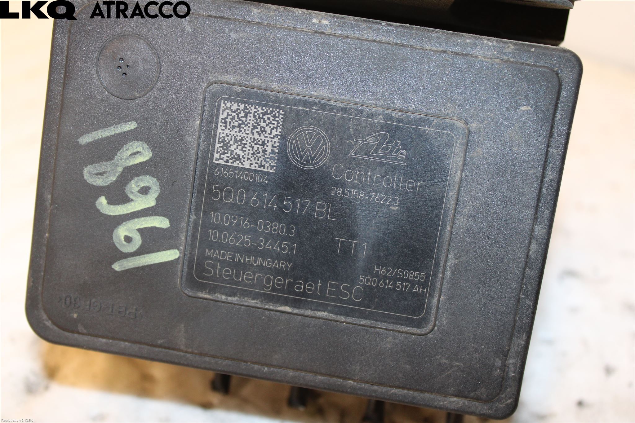 Volkswagen VW PASSAT 15-19 Abs Hydraulikkpumpe