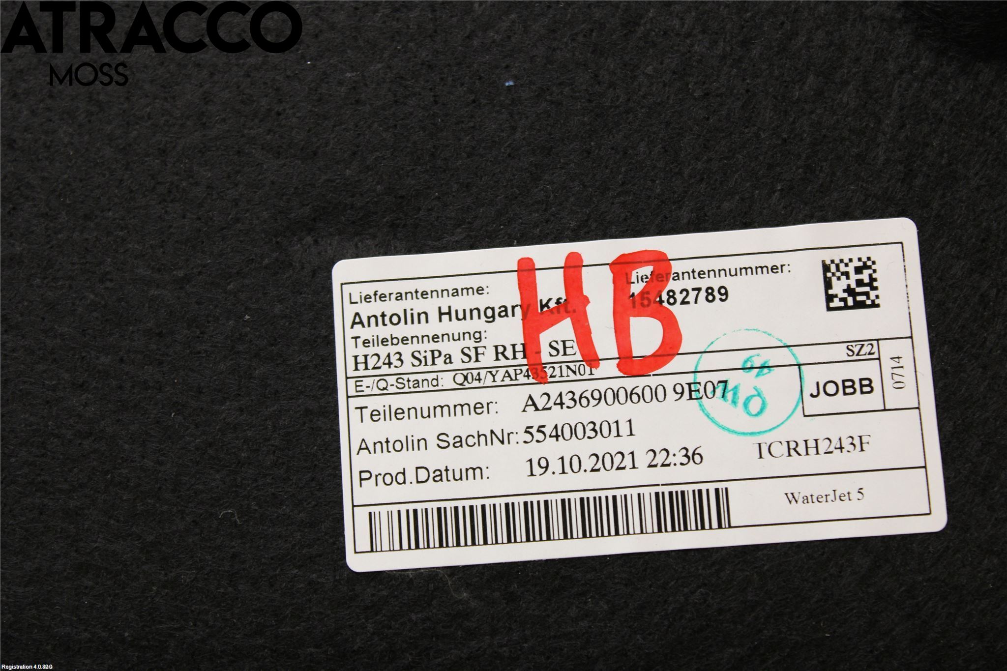 Mercedes-Benz MB EQA (H243) 21- Innr Øvrig