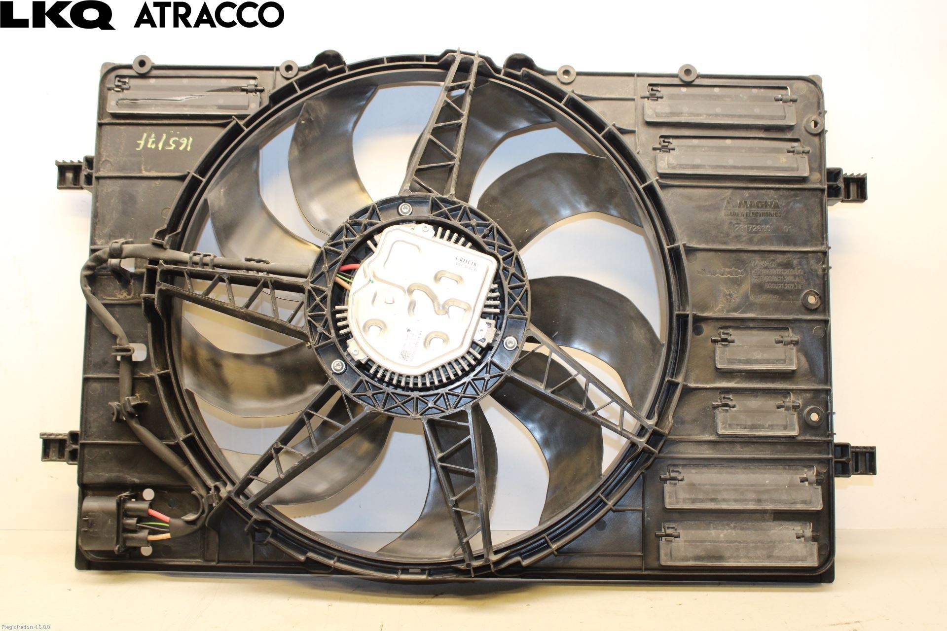 Volkswagen VW PASSAT 15-19 Kjølevifte Elektrisk