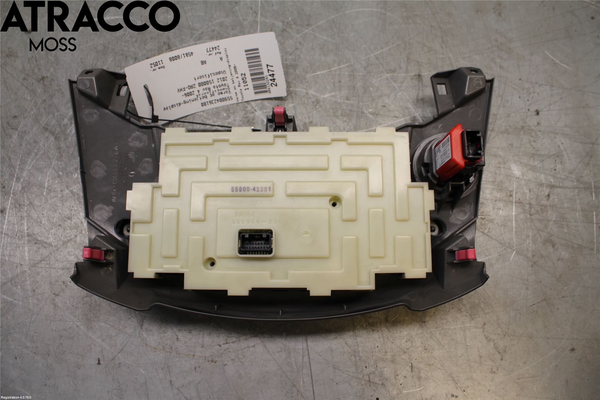 Toyota RAV 4 06-12 Varme Ac Betjening-Display