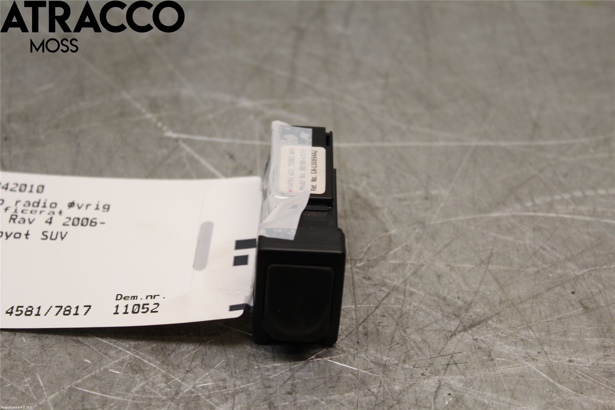 Toyota RAV 4 06-12 Stereo Radio Øvrig