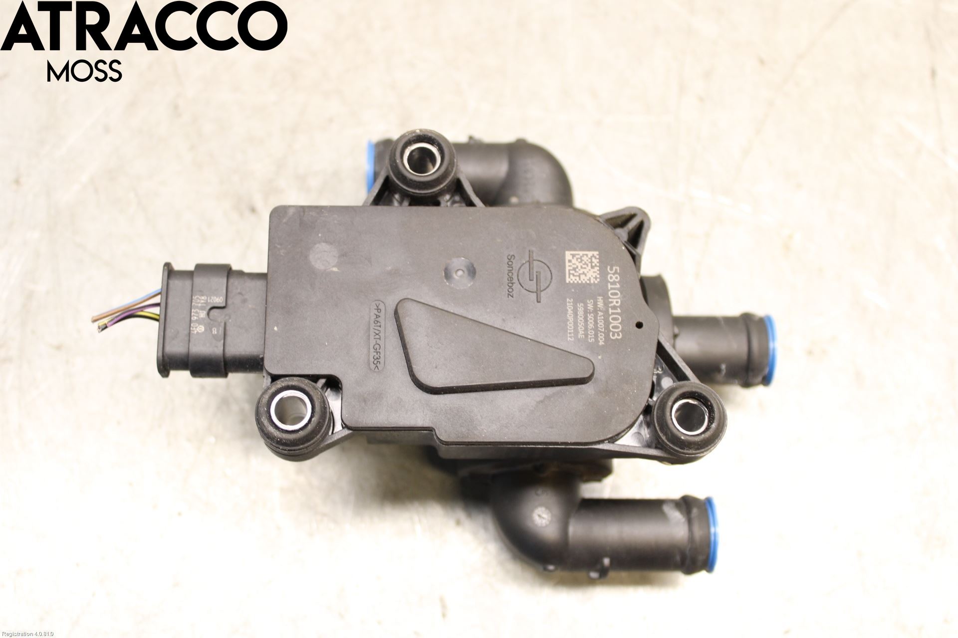 Porsche TAYCAN 20- Varmeventil