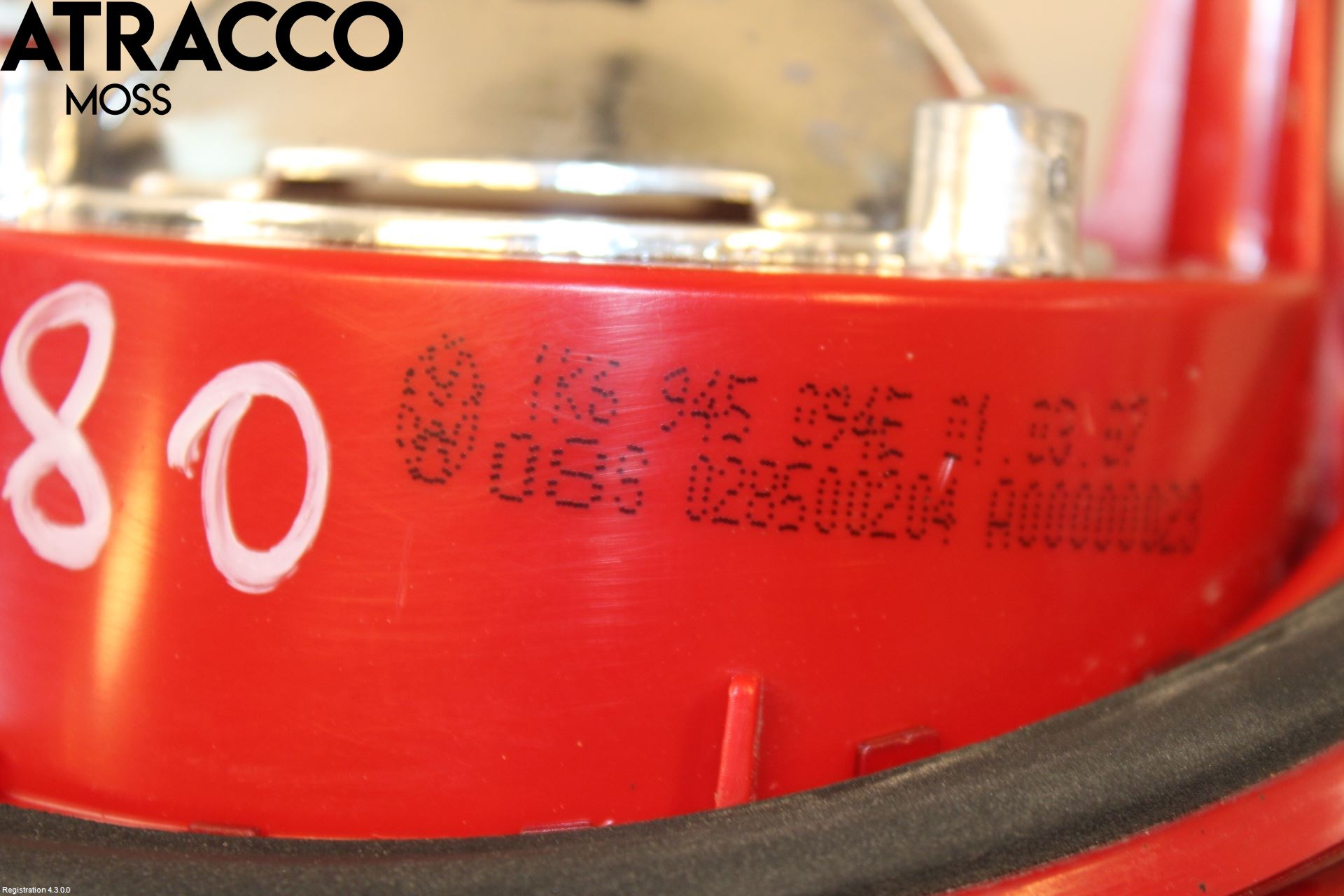 Volkswagen VW GOLF V 04-09 Baklykt Høyre  På Luke(Indre)